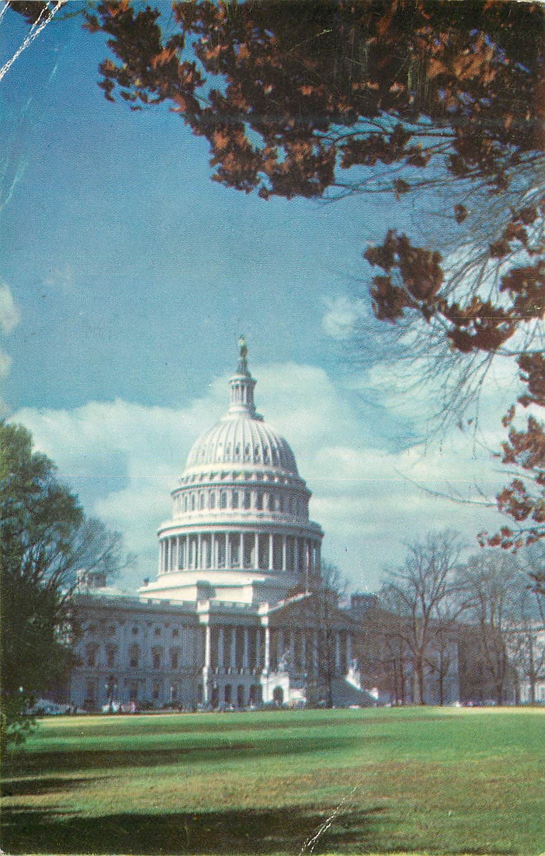 CPM United States Capitol the Cornerstone was laid in 1793