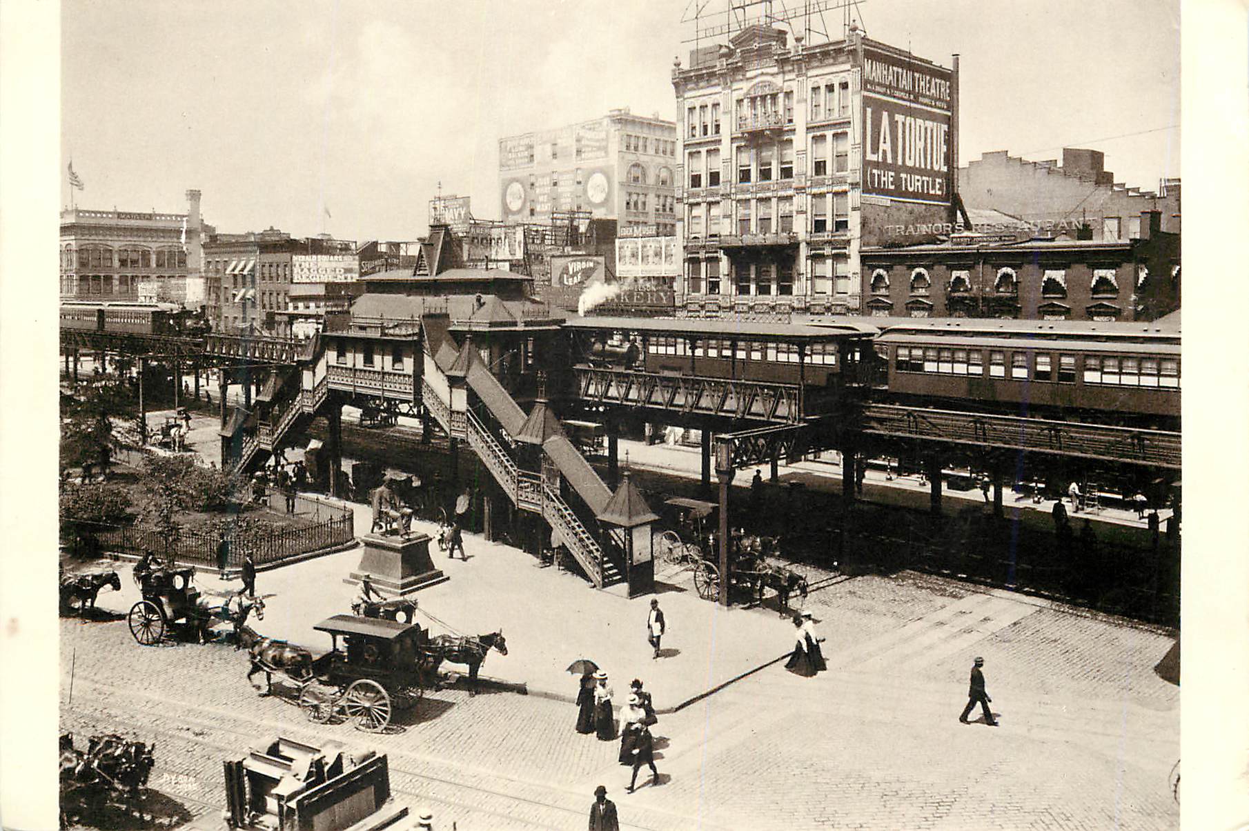 CPM Greeley Square(Herald Square) New York 1896 Train Metro