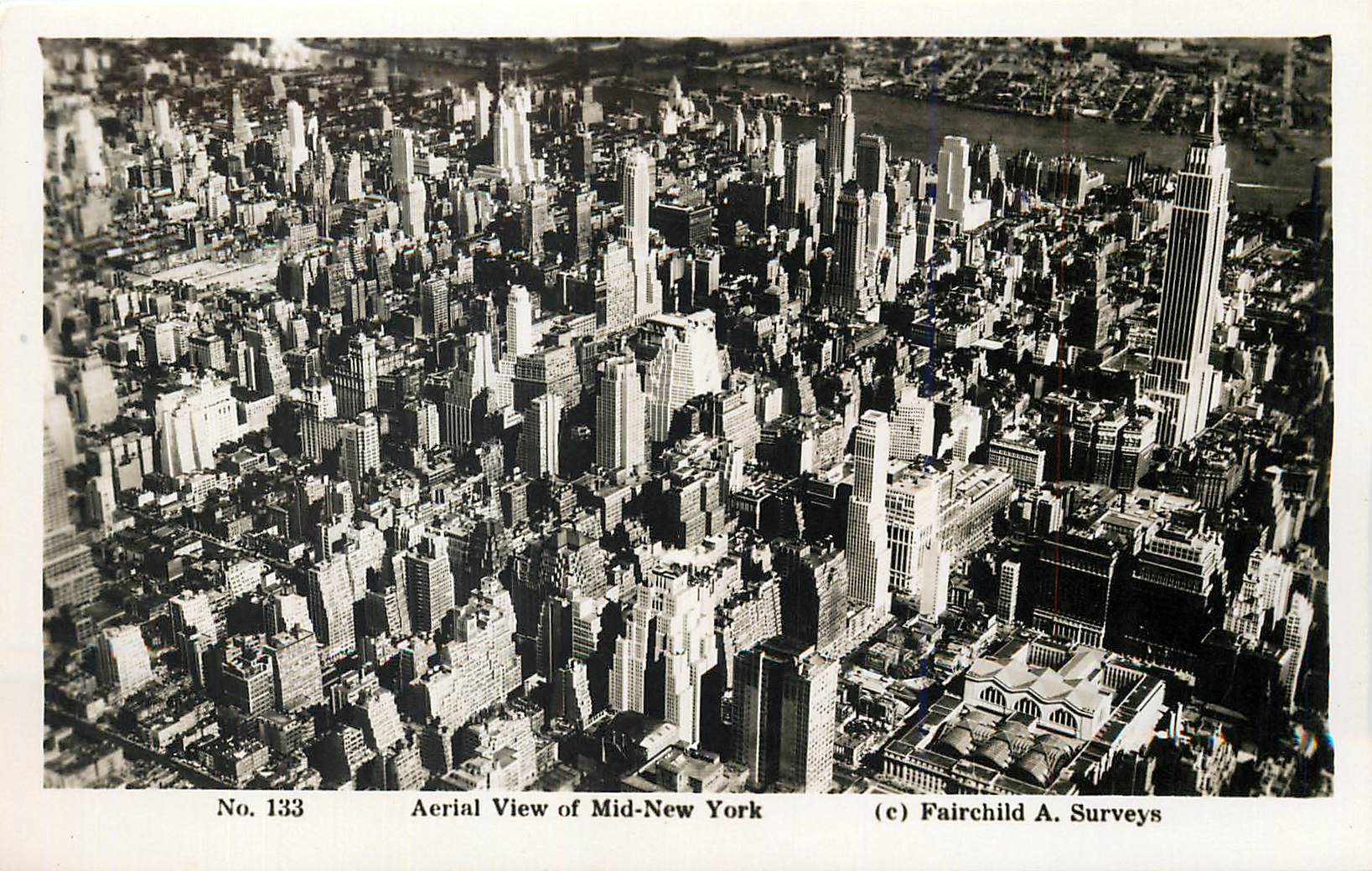 CPM Aerial View of Mid New York