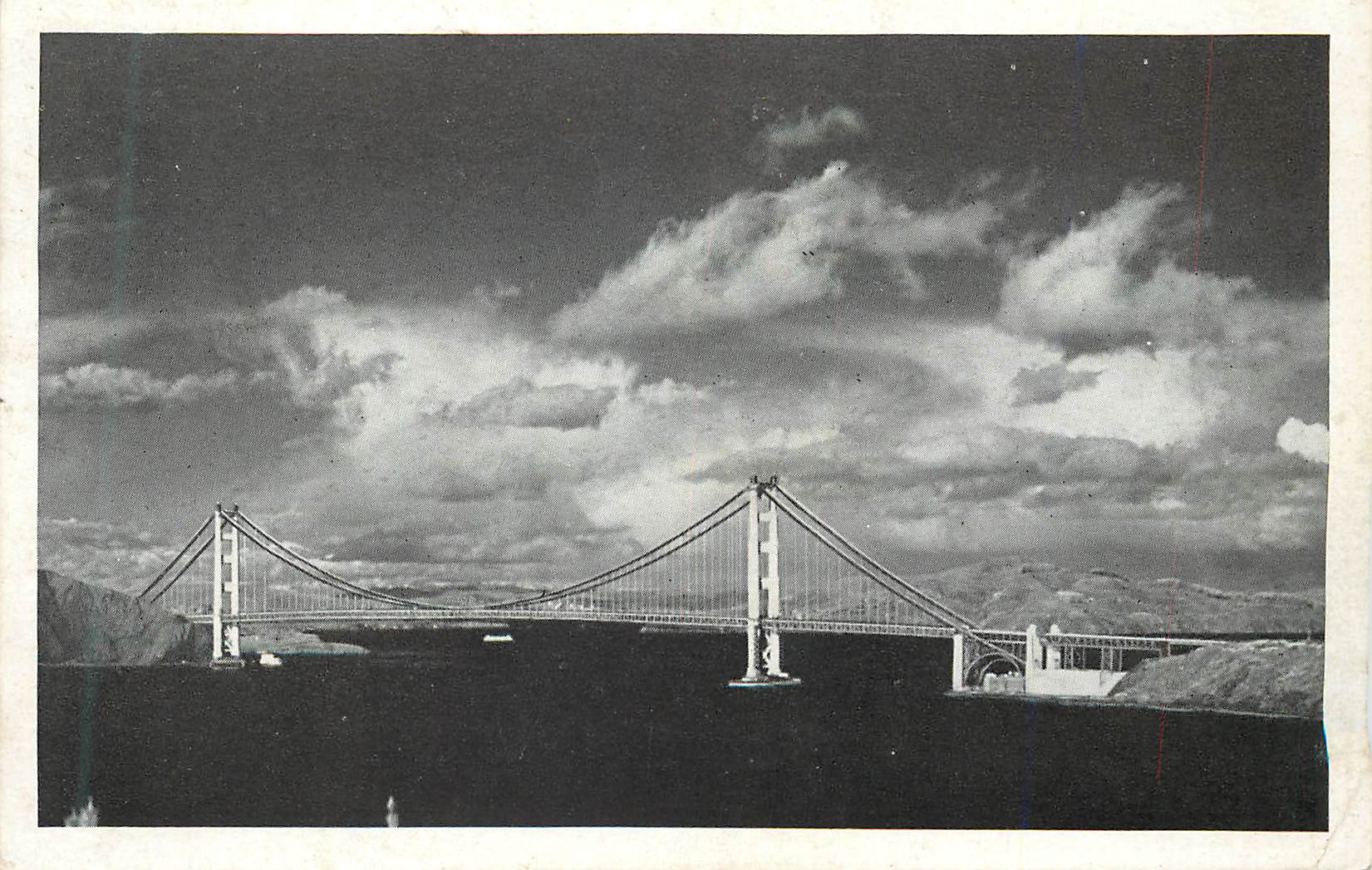 CPM Golden Gate Bridge San Francisco and North Bay Red