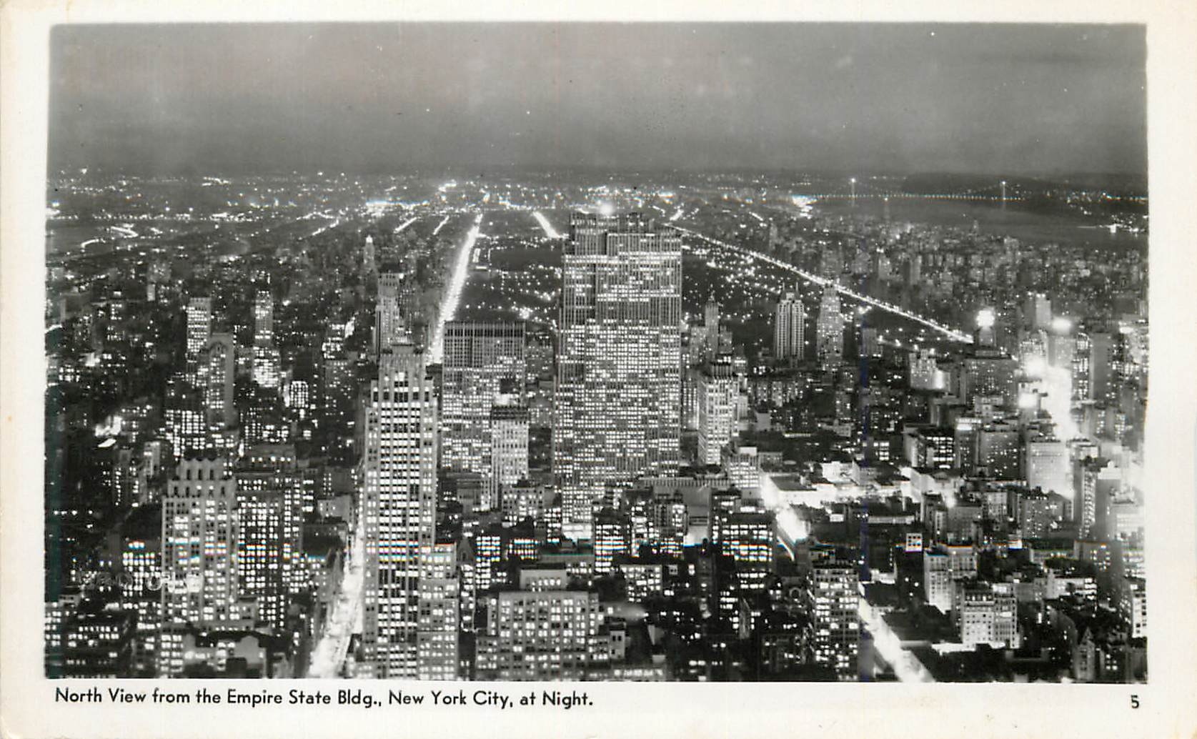 CPM North View from the Empire State Bldg ew York City at Night
