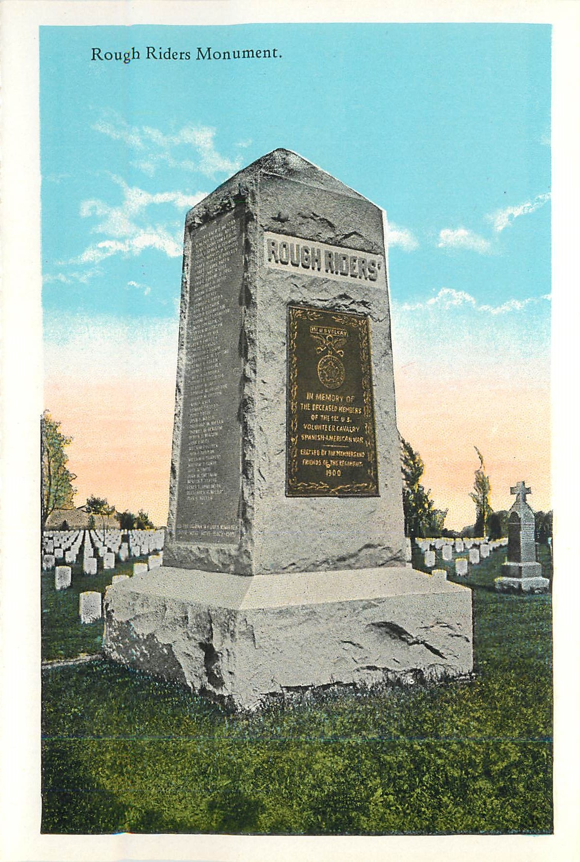 CPM Rough Riders Monument Tomb of the Unknown Dead Arlington VA
