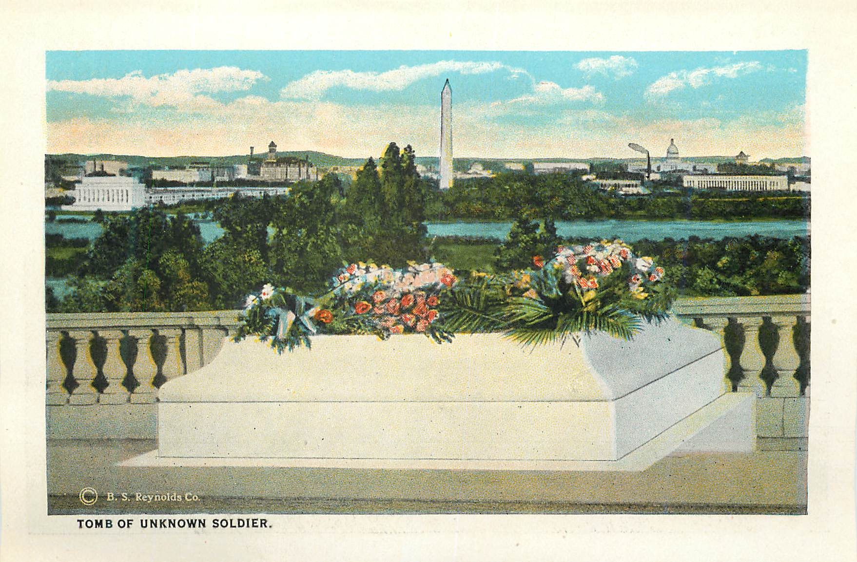 CPM Tomb of Unknown Soldier Spanish American War Section