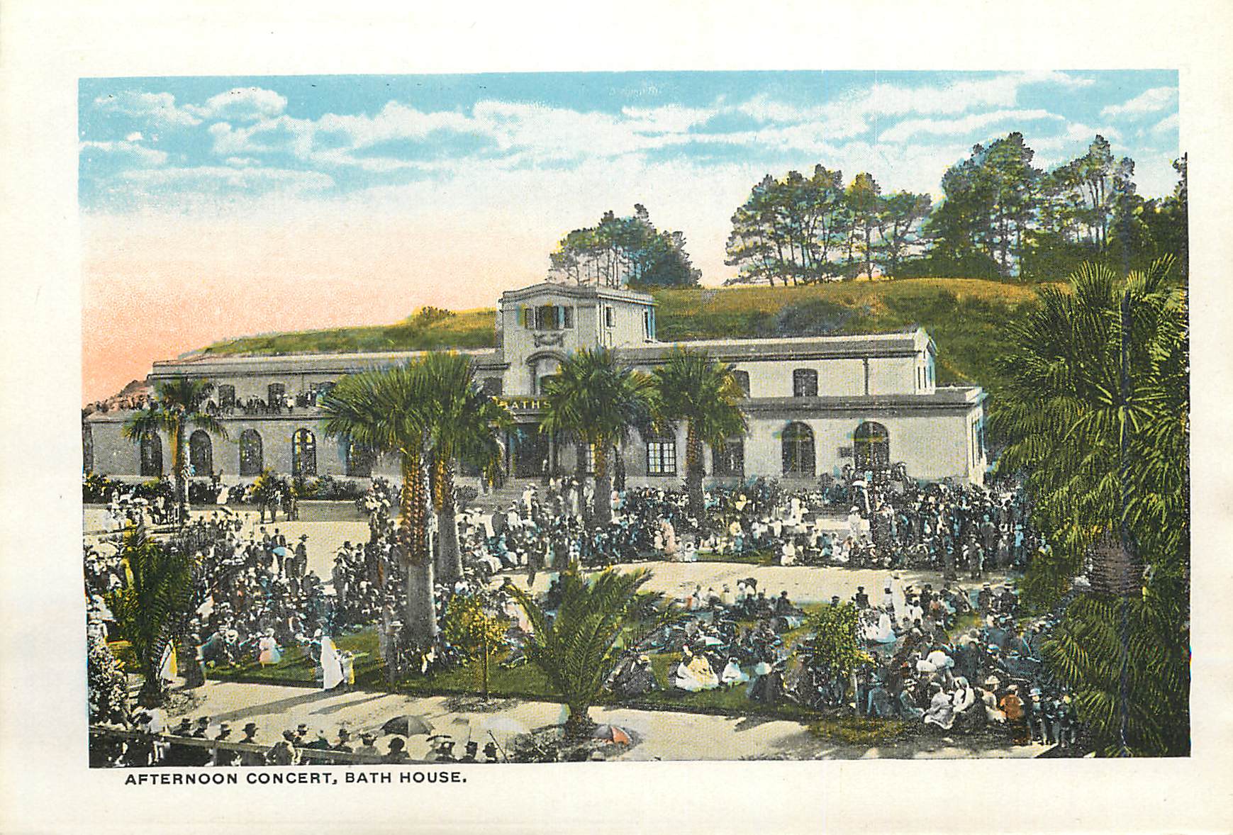 CPM Afternoon Concert Bath House Oil Wells in The Sea Summerland Petrole