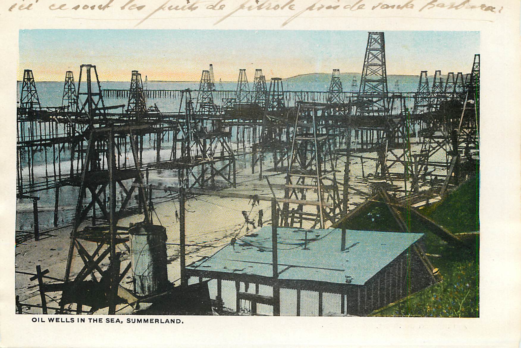 CPM Afternoon Concert Bath House Oil Wells in The Sea Summerland Petrole — Rückseite