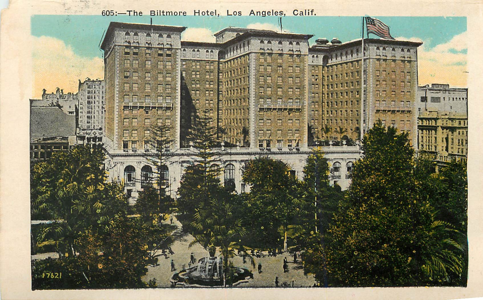 CPM The Biltmore Hotel Los Angeles Calif