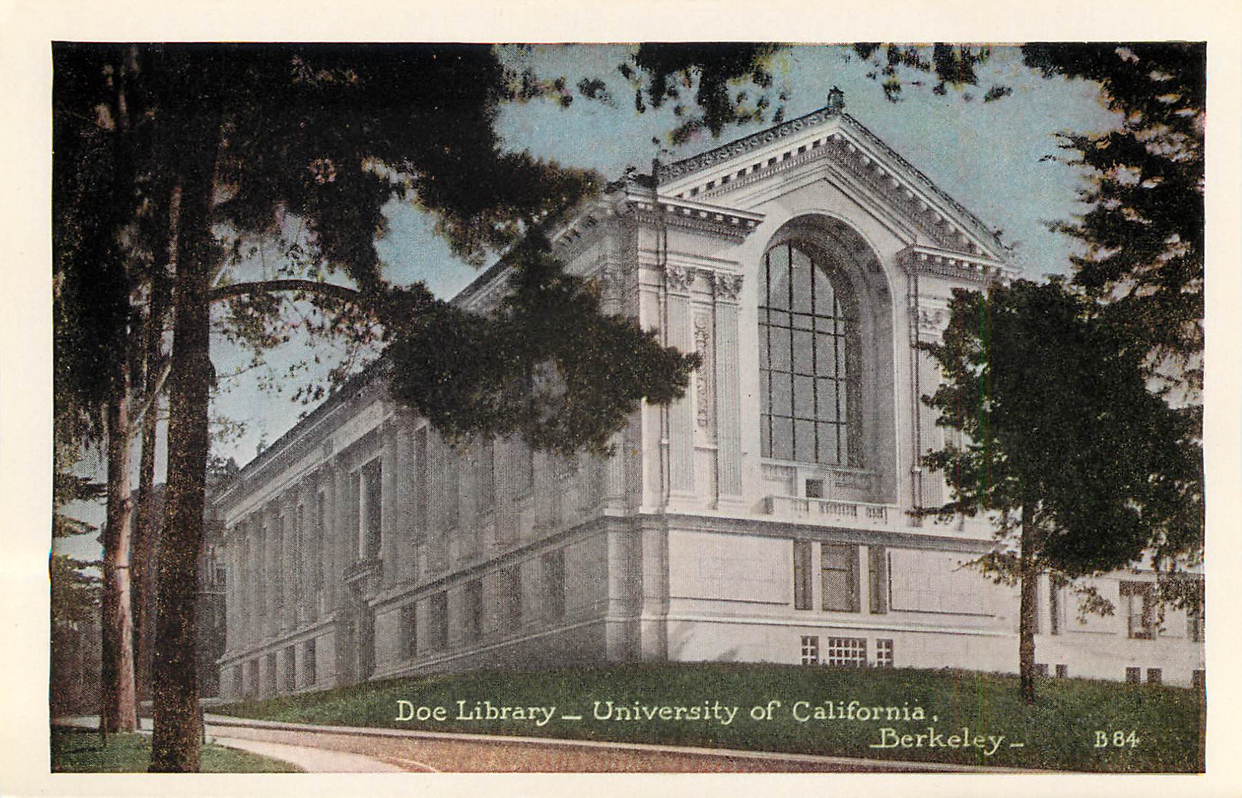 CPM Beautiful Home Claremont Berkeley Cal Doe Library University of California Berkeley — Rückseite