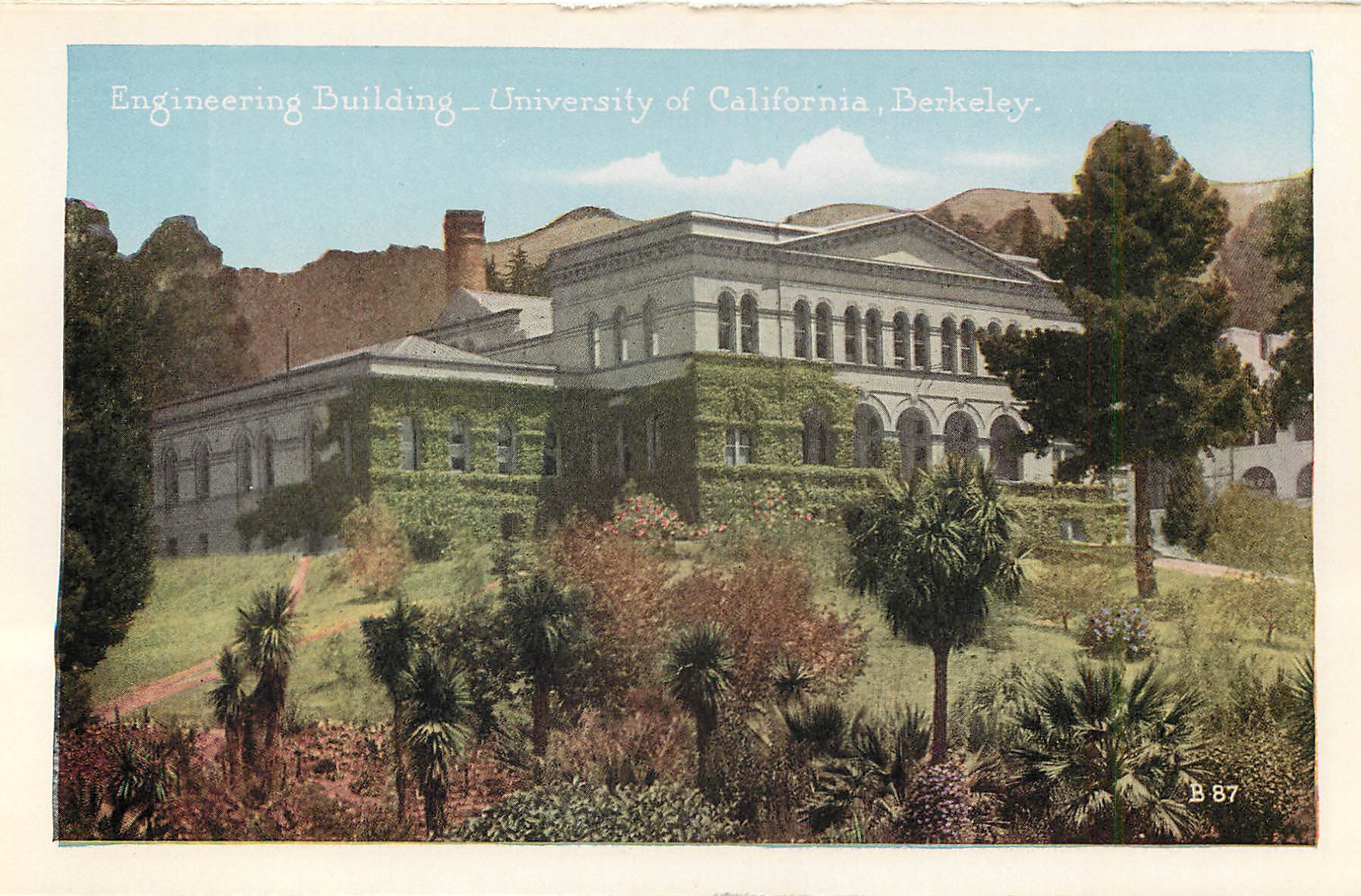 CPM The University of California and City of Berkeley with Golden Gate Engineering Building University of California Ber — Rückseite
