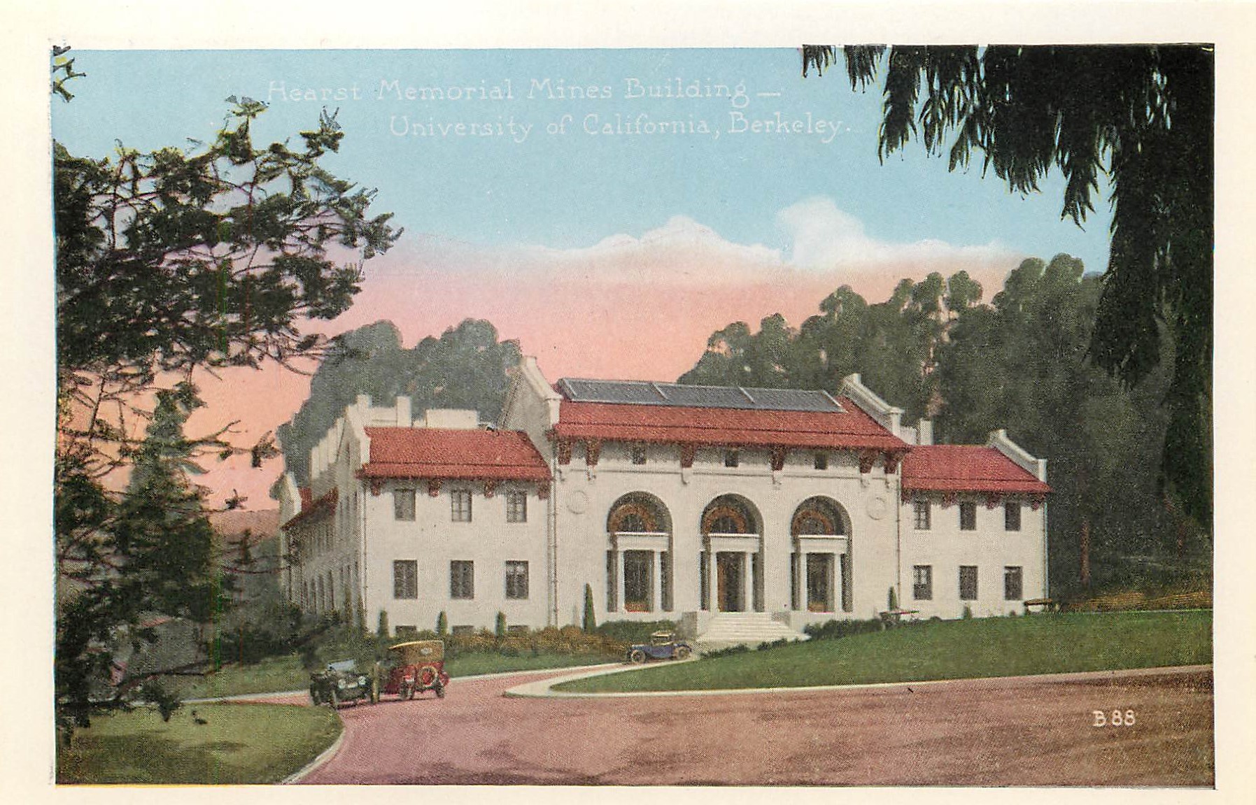 CPM The Campanille University of California Berkeley Calif Hearst Memorial Mines Building University of California Berke — Rückseite