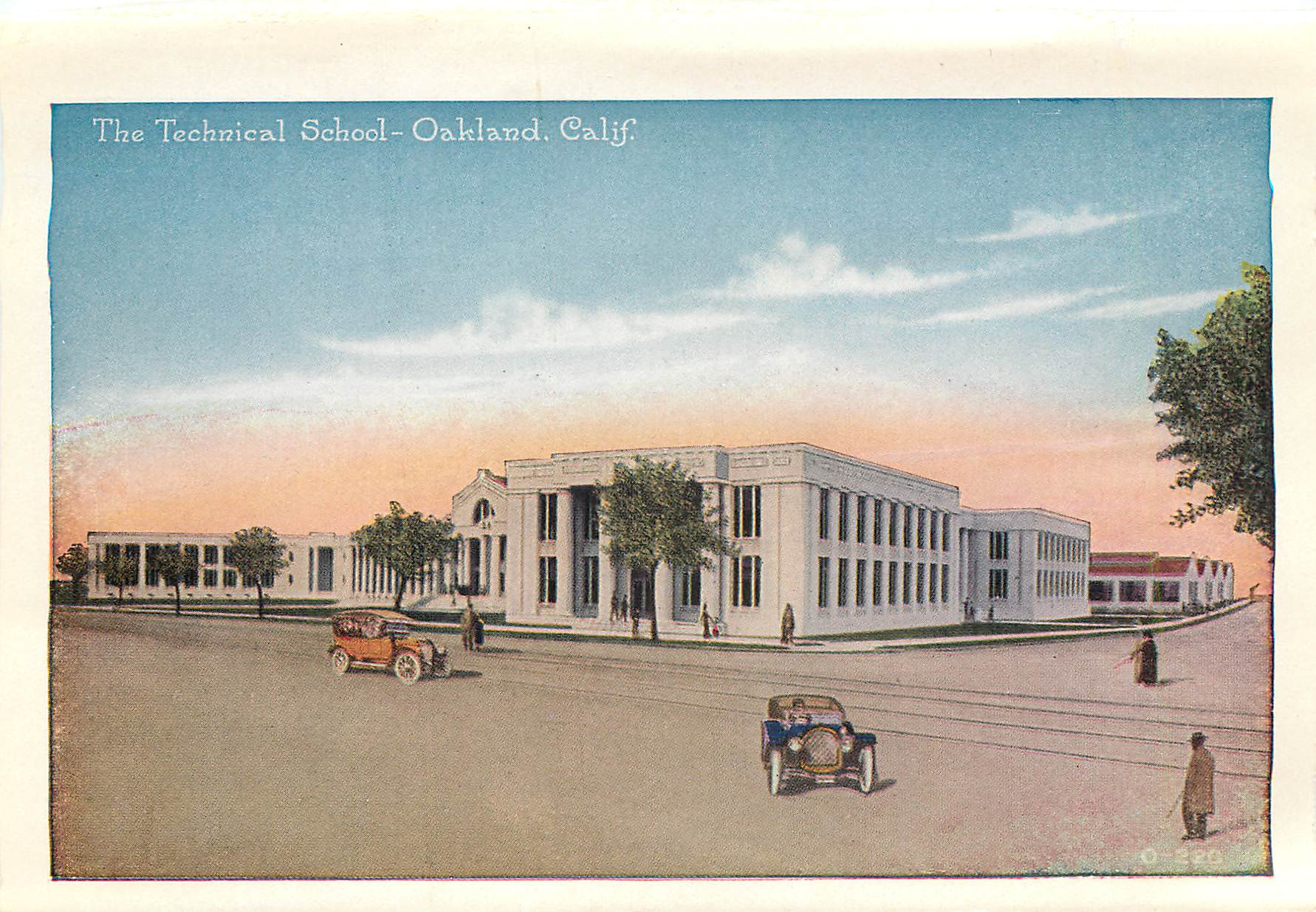 CPM Wild Ducks Lake Merritt Oakland Cal The Technical School Oakland Calif  — Rückseite