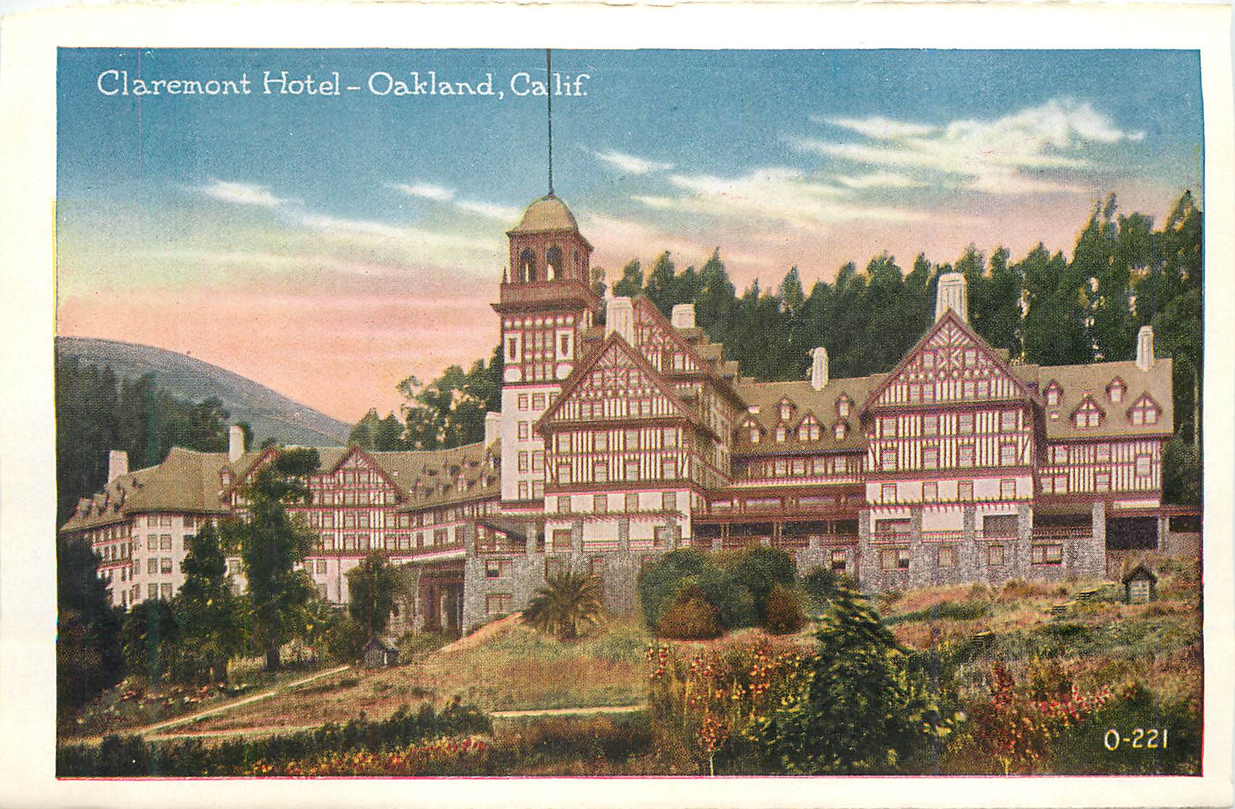 CPM Claremont Hotel Oakland Calif Beautiful Lake Merritt Oakland California