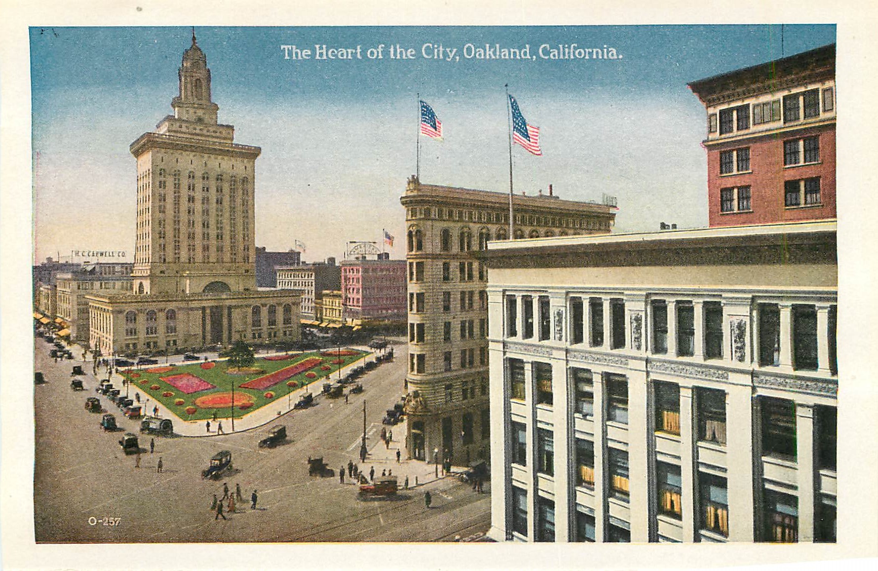 CPM The Wild Ducks at The Embarcadero Oakland California The Heart of the City Oakland California  — Rückseite