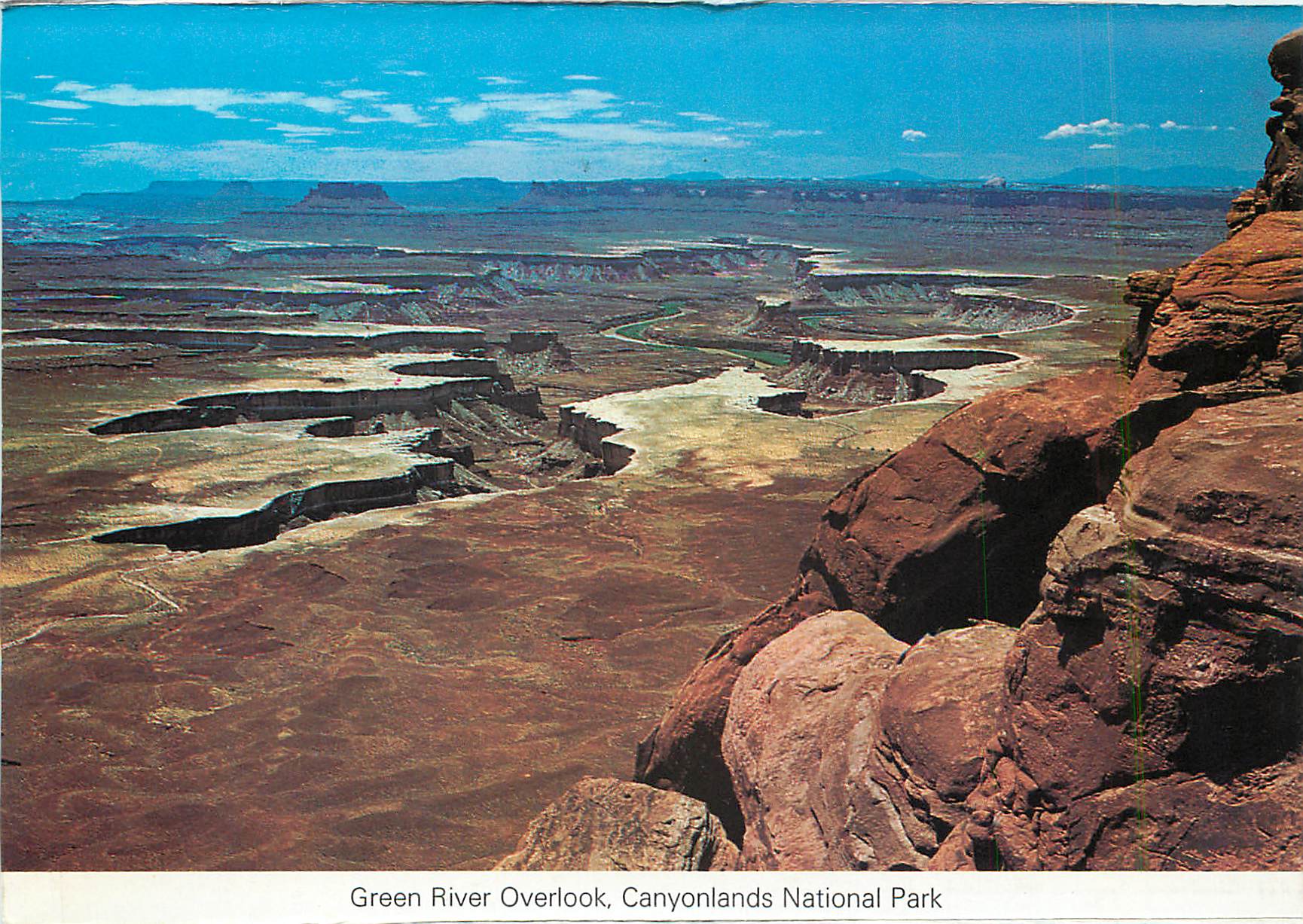 CPM Canyonlands Country Southeastern Utah Arches National Park Green River Overlook Canyonlands National Park — Back