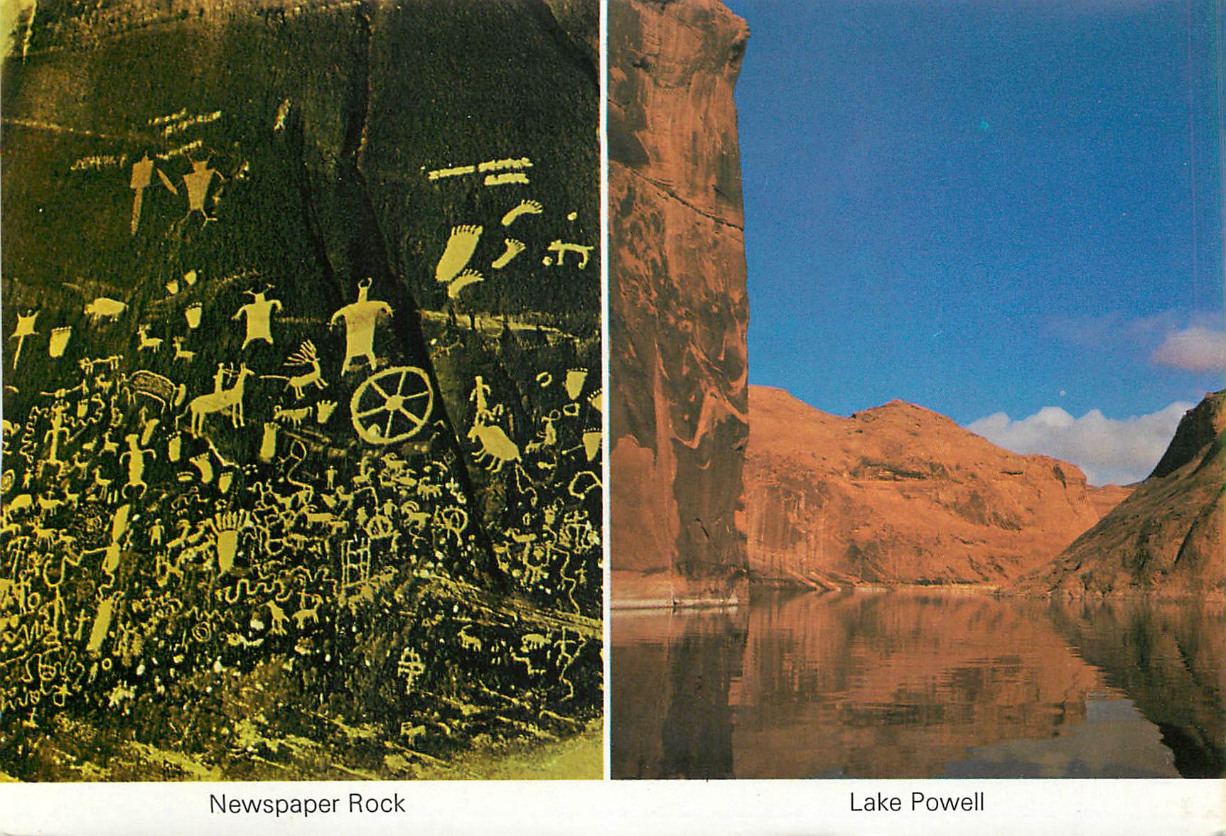 CPM Skyline Arch Arches National Park Newspaper Rock Lake Powell — Rückseite