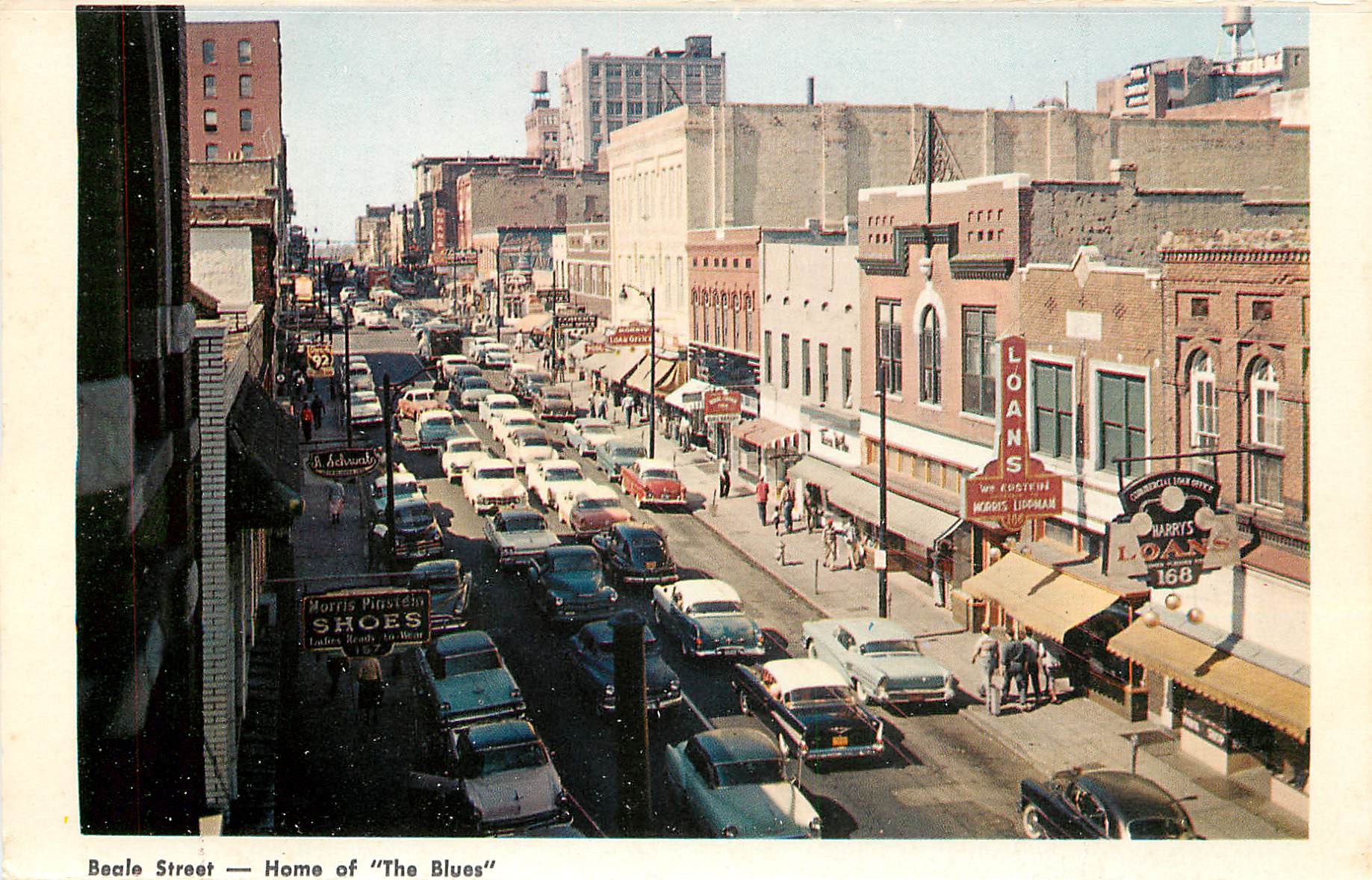 CPM Brooks Memorial Art Gallery in Overton Park Beale Street Home of The Blues — Rückseite