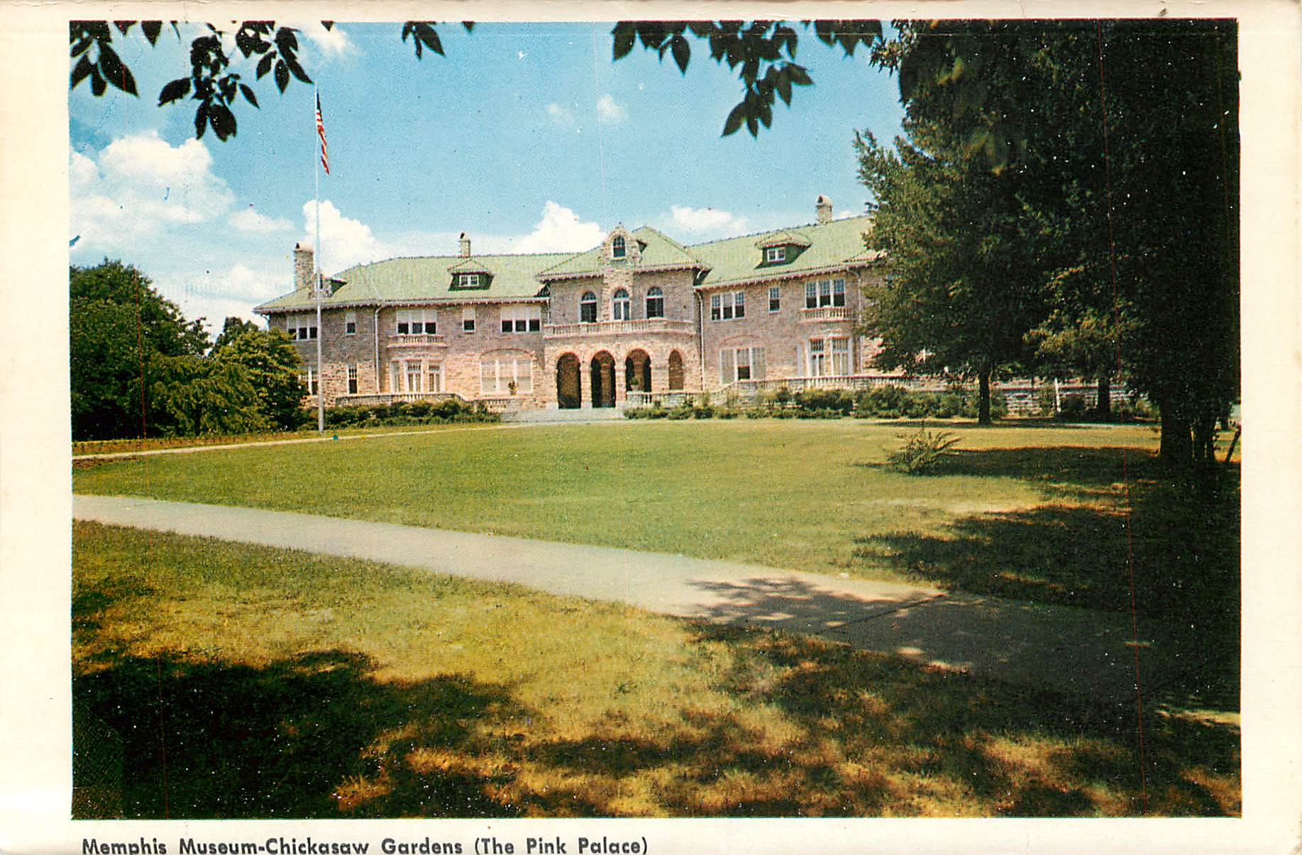 CPM New Mid South Coliseum Memphis Museum Chickasaw Gardens (The Pink Palace) — Back