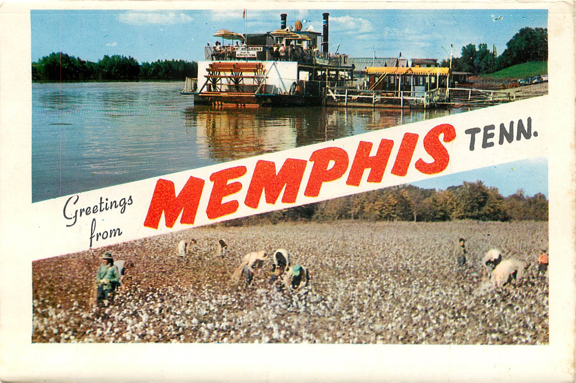 CPM Gala Parade during the Cotton Carnival Greetings from Memphis Tenn  — Back