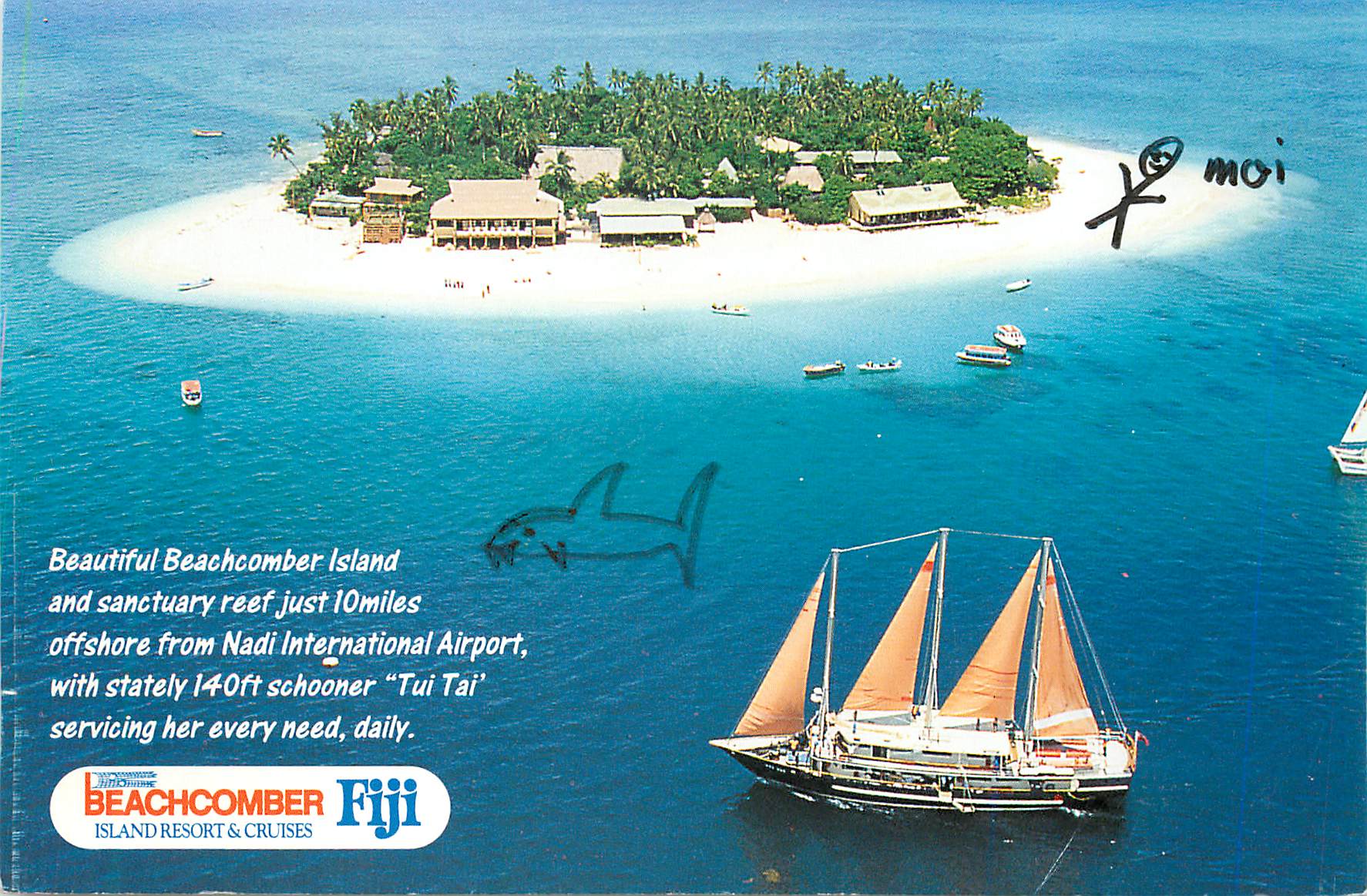 Île de Beachcomber — Fiji — éditeur Beachcomber Island Resort & Cruises