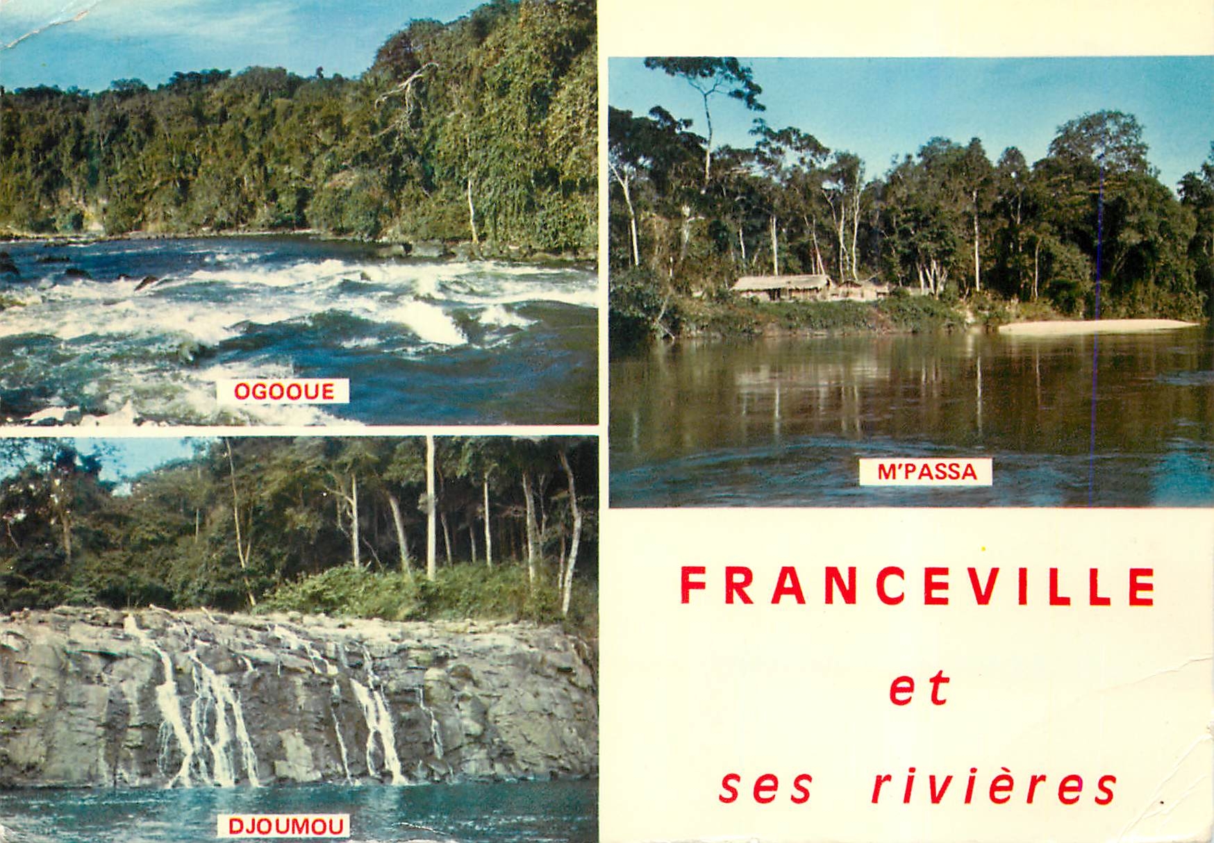 CPM Franceville (Gabon)et ses Rivieres Ogooue Djoumou M'Passa