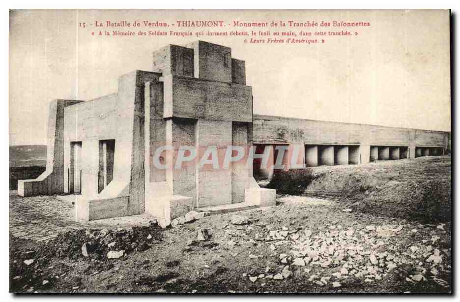 Thiaumont - Monument de la Tranchée des Baïonnettes — La Bataille de Verdun