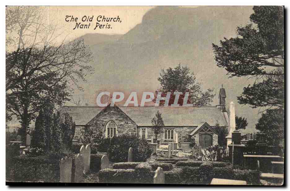 The Llanberis Pass- Wales-The Old Church Nant Peris -CPA