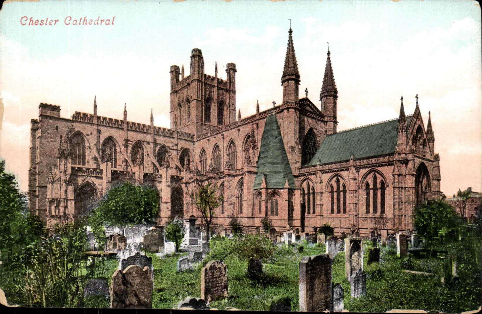 Cheshire-England-Angleterre- Chester Cathedral -CPA