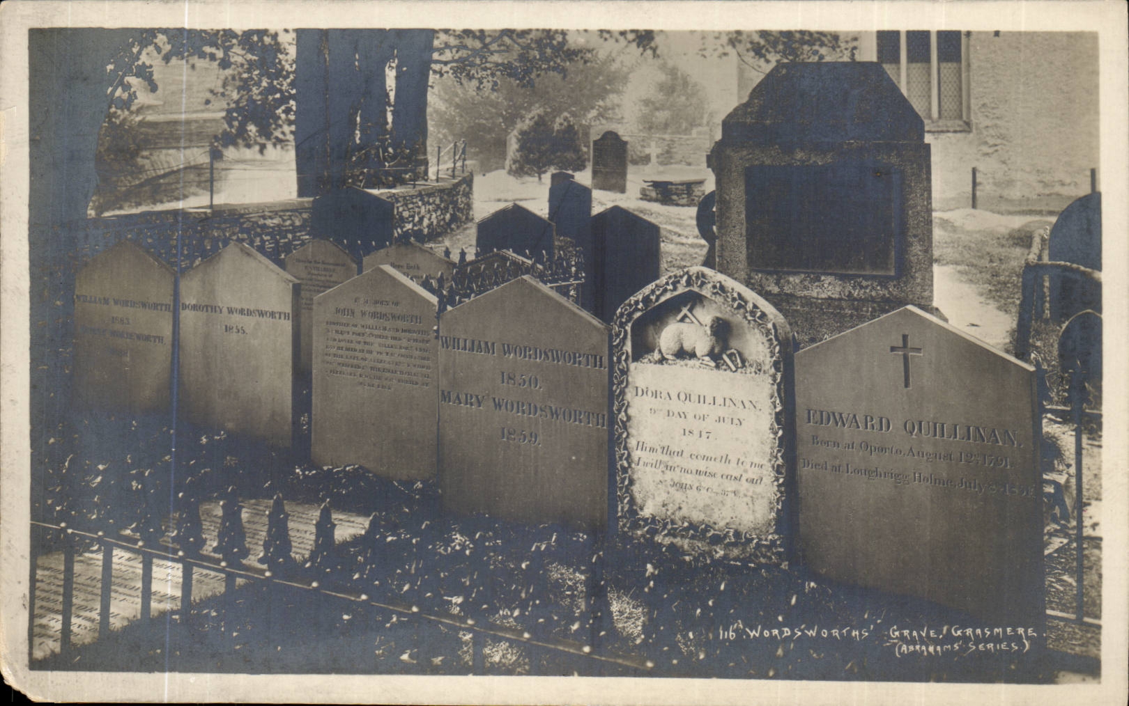 Cumbria-England-Angletarre-Grasmere-William Wordwoth's Grave -CPA