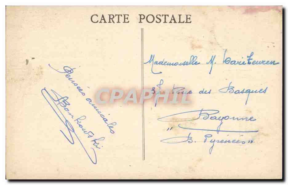 Aix-Les-Bains -(Savoie) Le Monument des Combattants- CPA — Verso