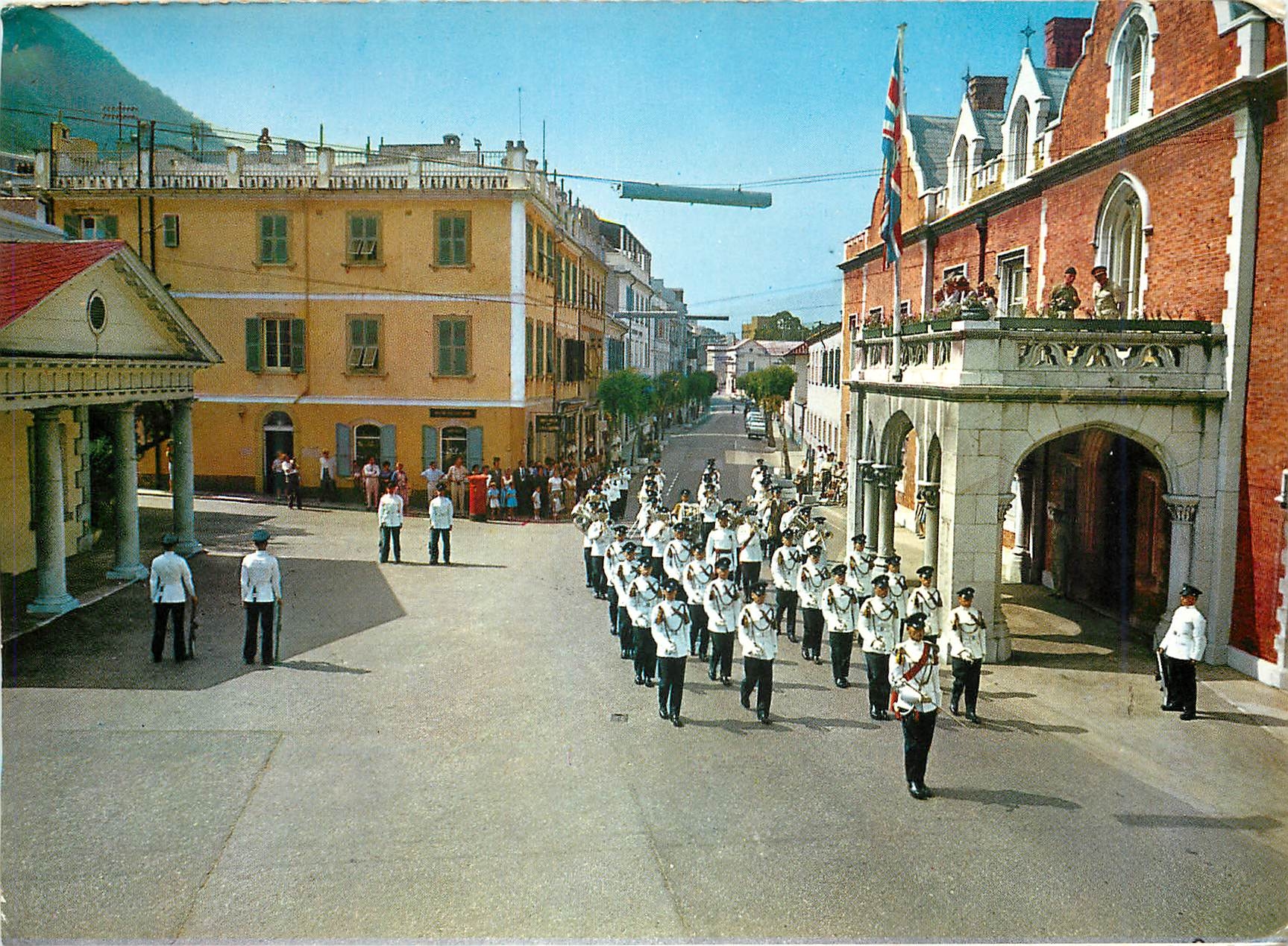 CPM Gibraltar Changing of the Guard at the Convent Governor's Residence Militaria