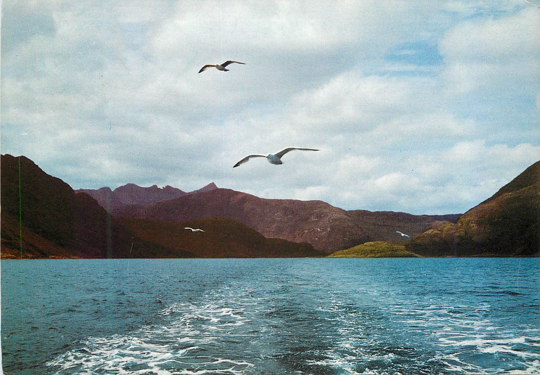 CPM Cuillin skyline From Loch Scavaig Isle of skye