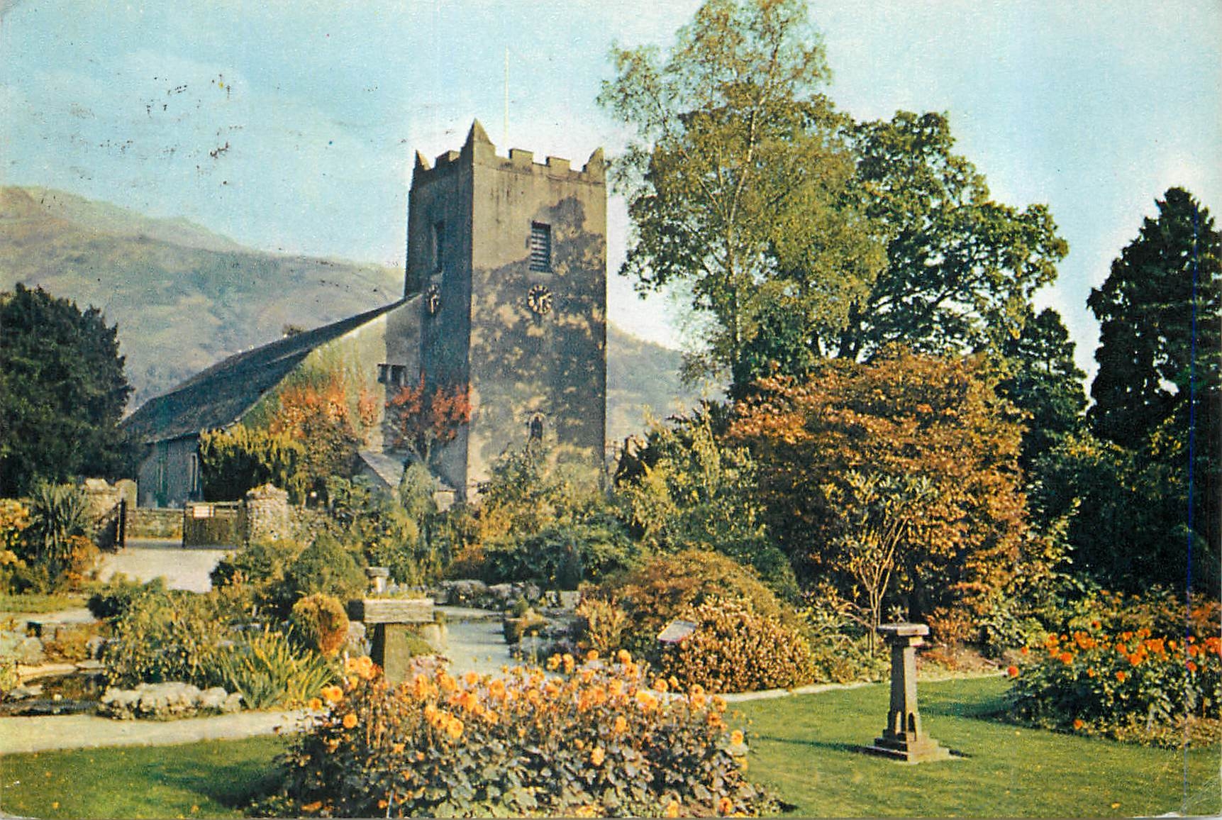CPM Grastner Church Westmorland The Poet Himself and Hartley Coleridge Lie at Grasmere