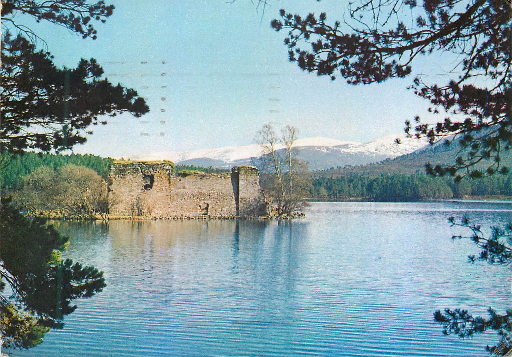 CPM Early Spring Loch an Eileon Castle Inverness Shire The Ruined Castle On an Islet in the Loch was a Strong Hold of th