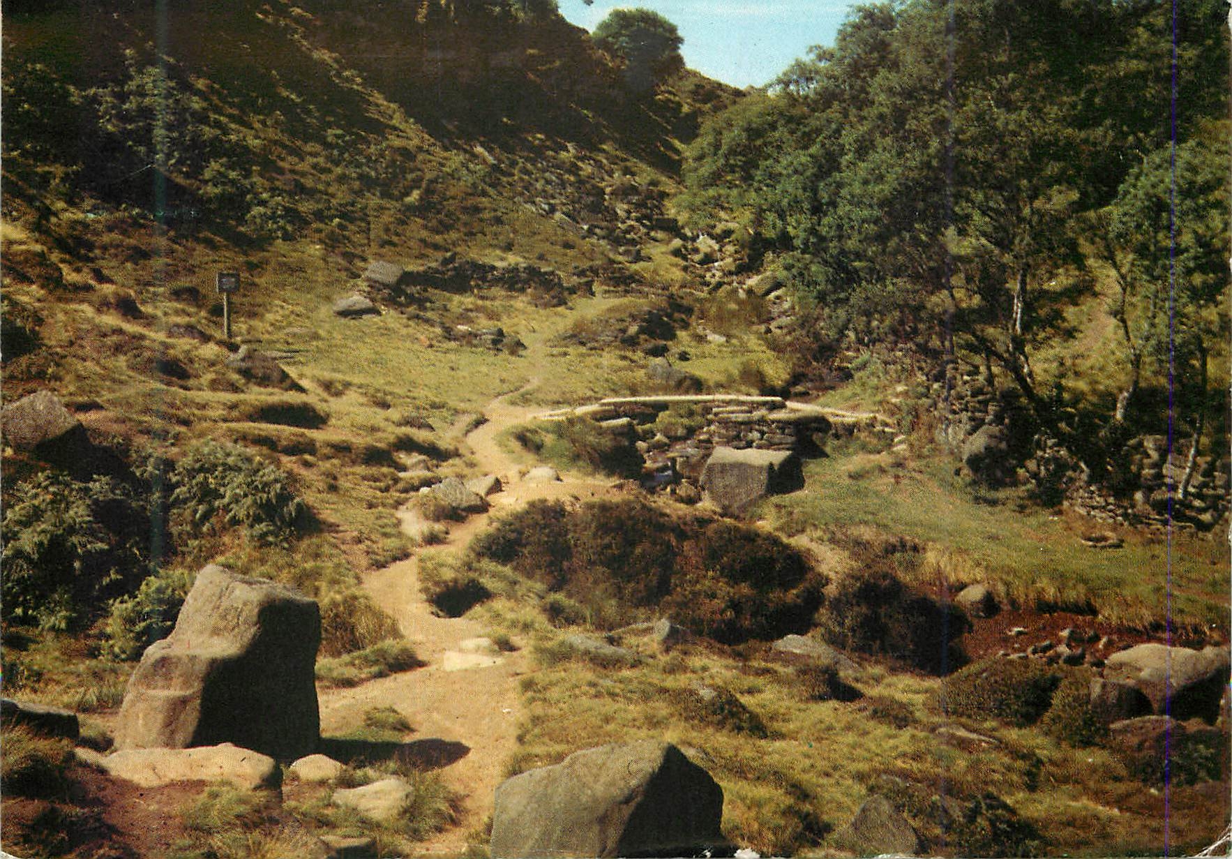 CPM Bronte Seat and Bridge Haworth Moor Yorkshire