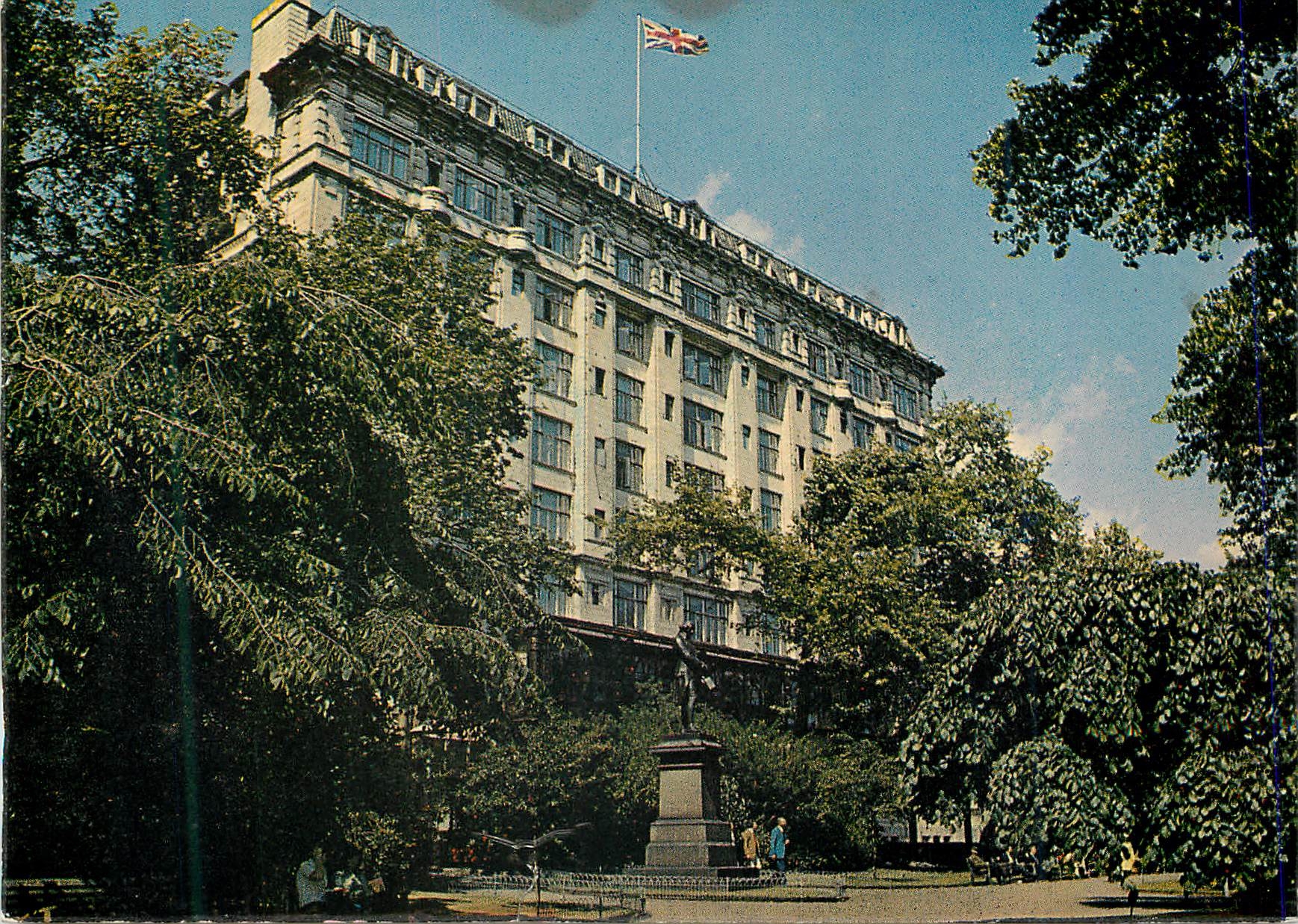 CPM View From the Gardens of the Savoy