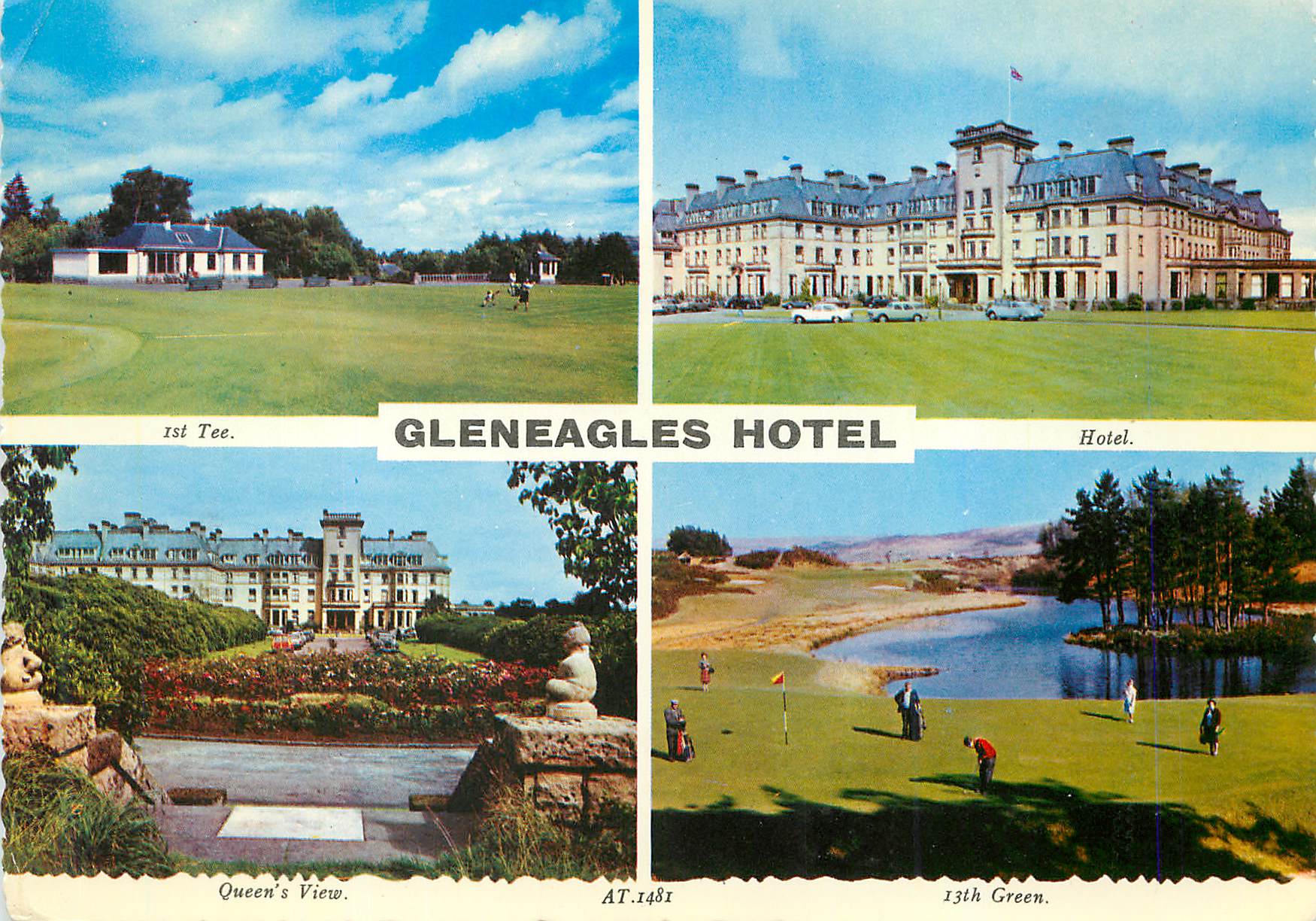 CPM Gleneagles Hotel 1st Tee Hotel Queen's View 13th Green