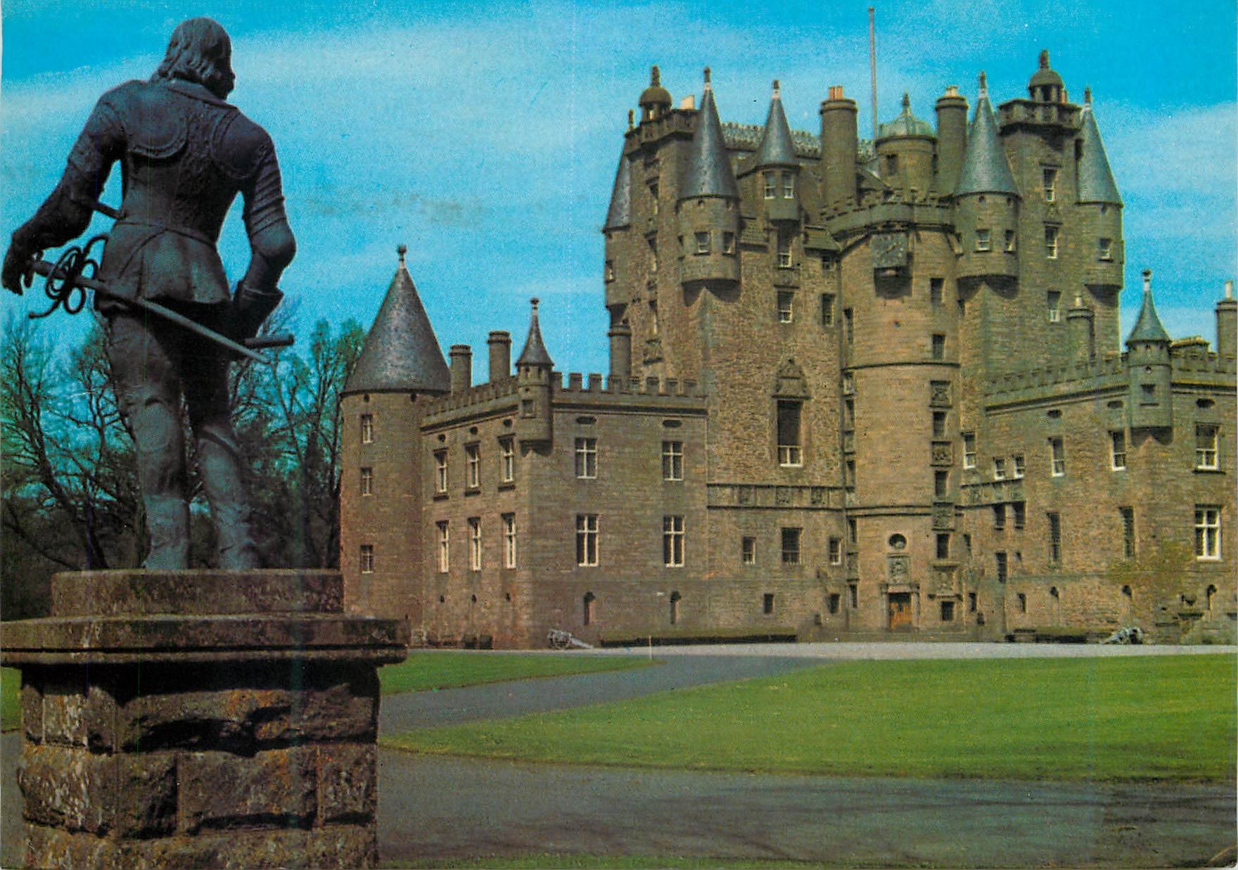 CPM Glamis Castle The West Front and Main Entrance