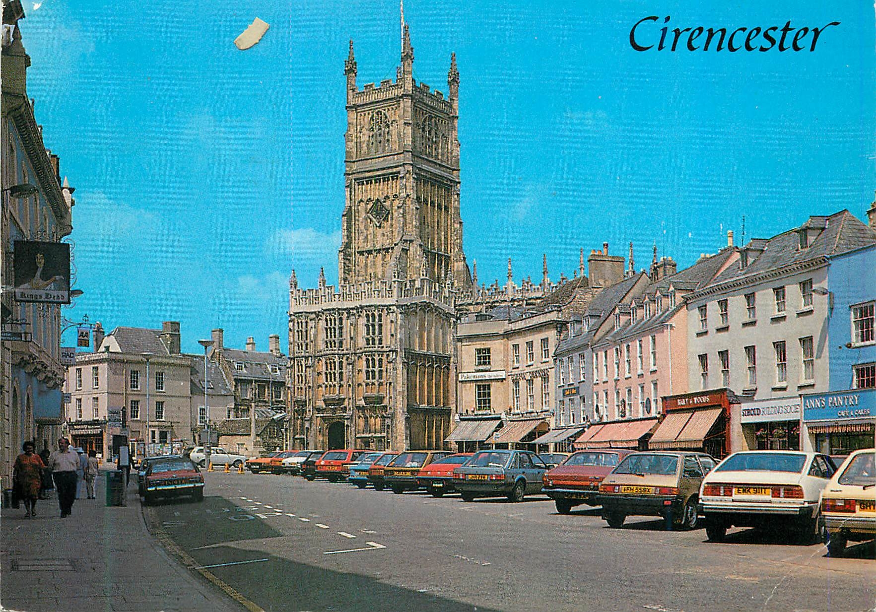 CPM Cirencester the Market Square and Church Cirencester