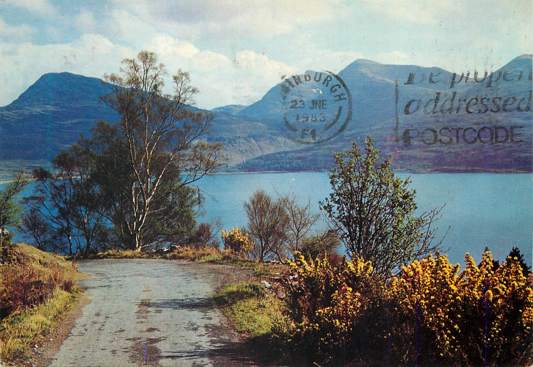 CPM Loch Torridon from The Alligin Road Ross Shire