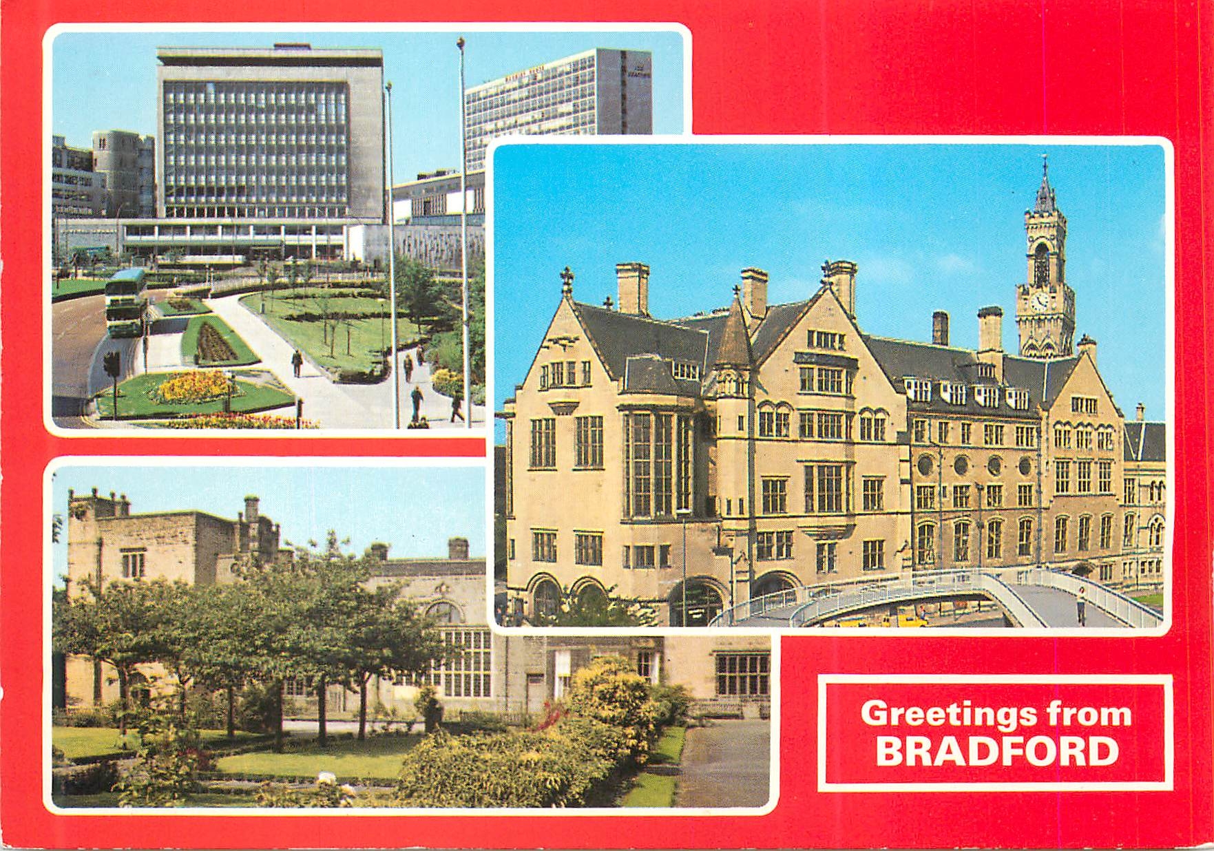 CPM Greeting from Bradford Prince's Way Bolling Hall