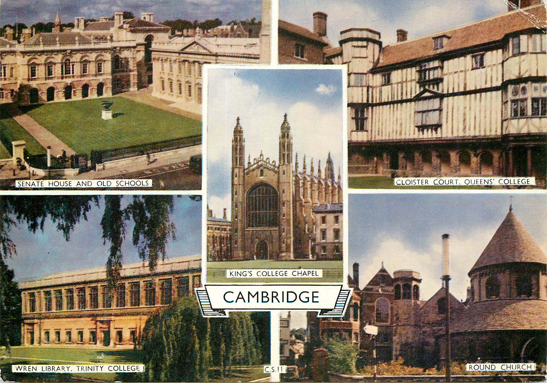 CPM Cambridge Senate House and Old Schools Wren Library Trinity College King's College Chapel Round Church