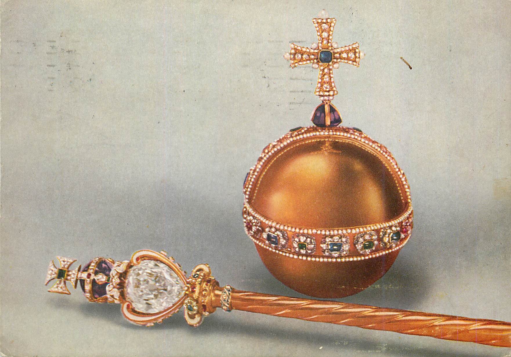 CPM The Sovereign's Orb and Head of the Sovereign's Sceptre With the Cross