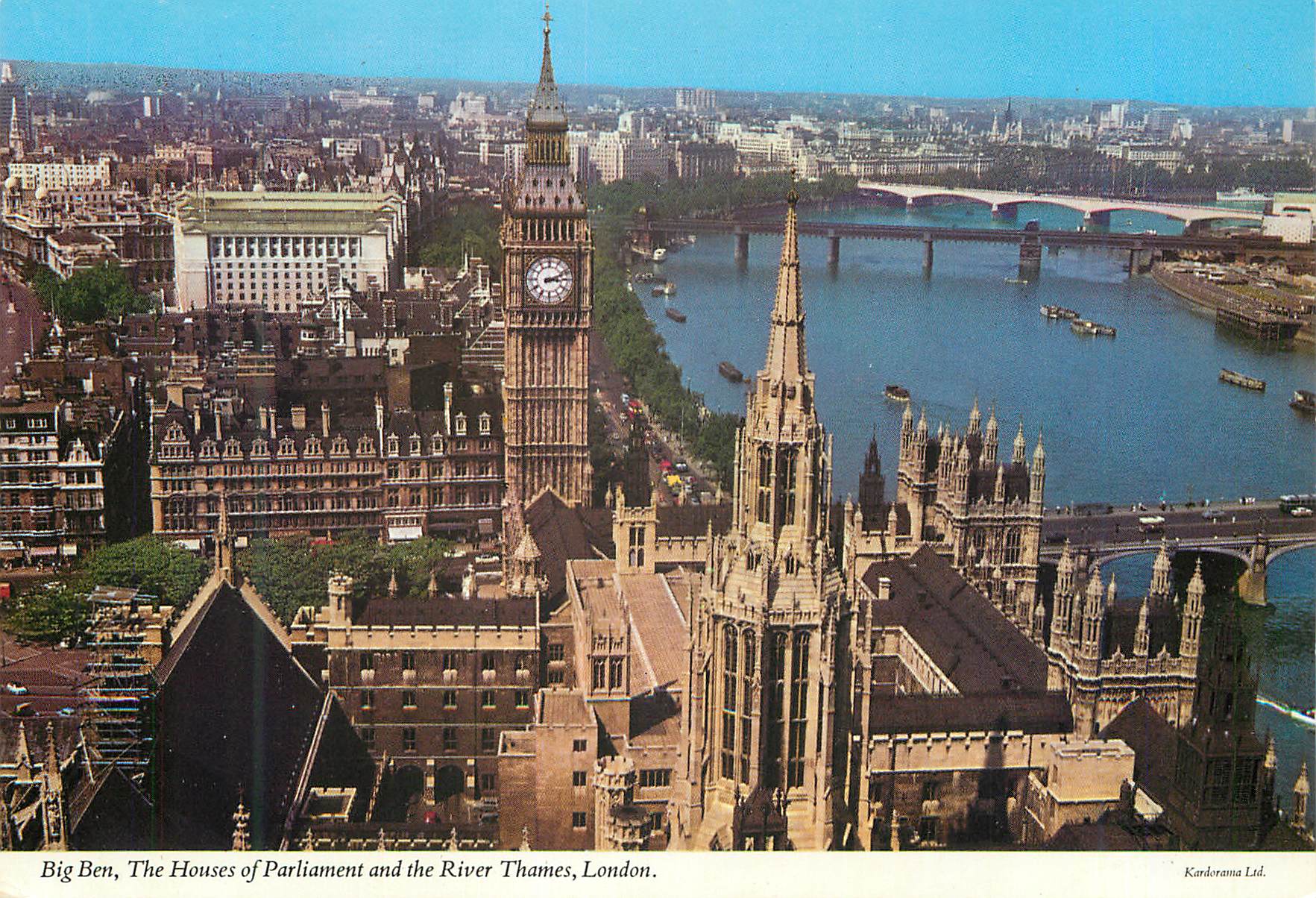 Big Ben, The Houses of Parliament and the River Thames, London — Kardorama Ltd. n° KLV 35