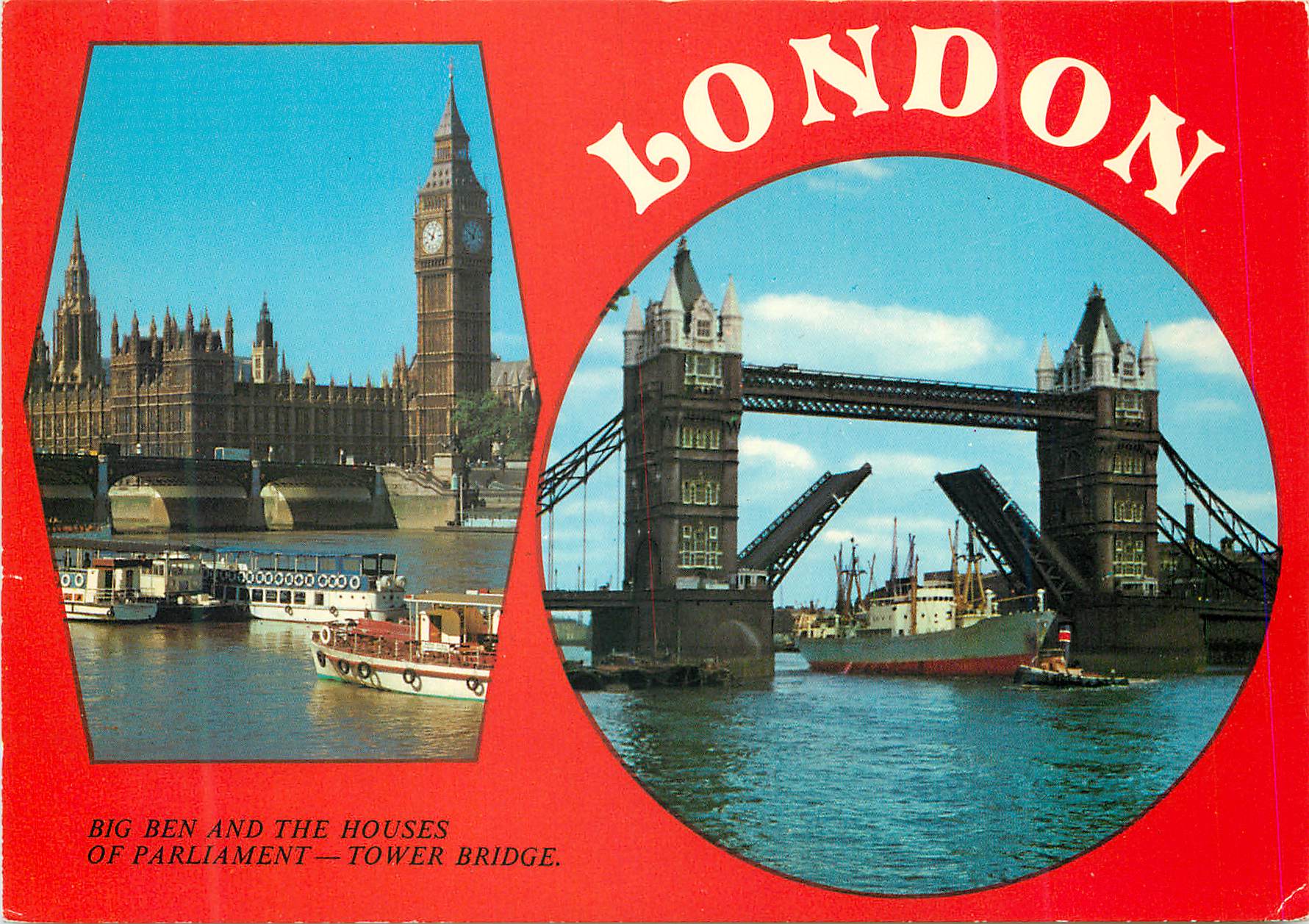 CPM Big Ben and theHouse of Parliament Tower Bridge London