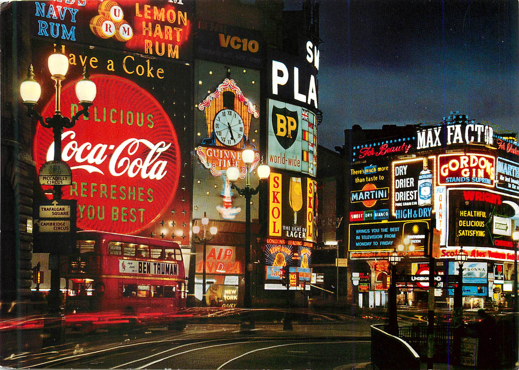 CPM Piccadilly Circus London Coca Cola Coca-Cola BP Ben Truman