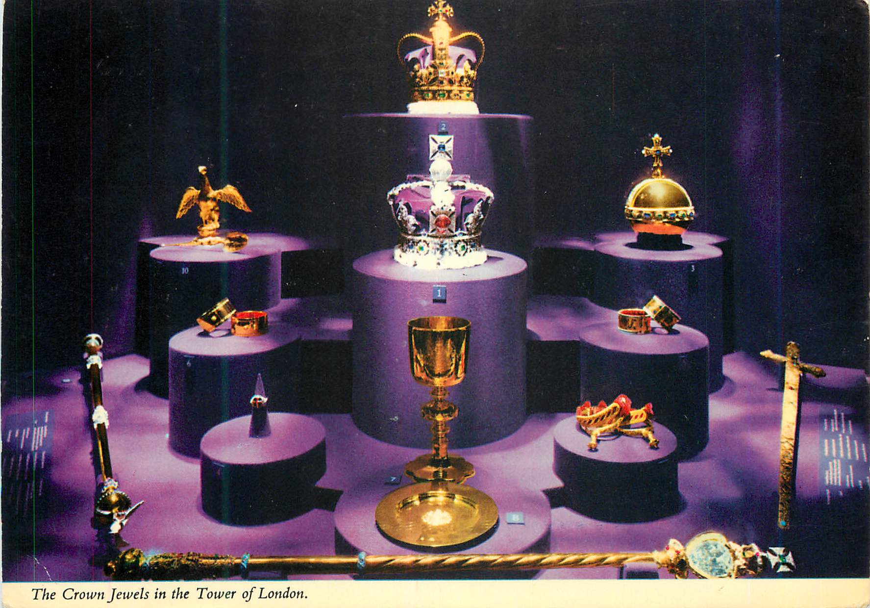 CPM The Crown Jewels in the Tower of London