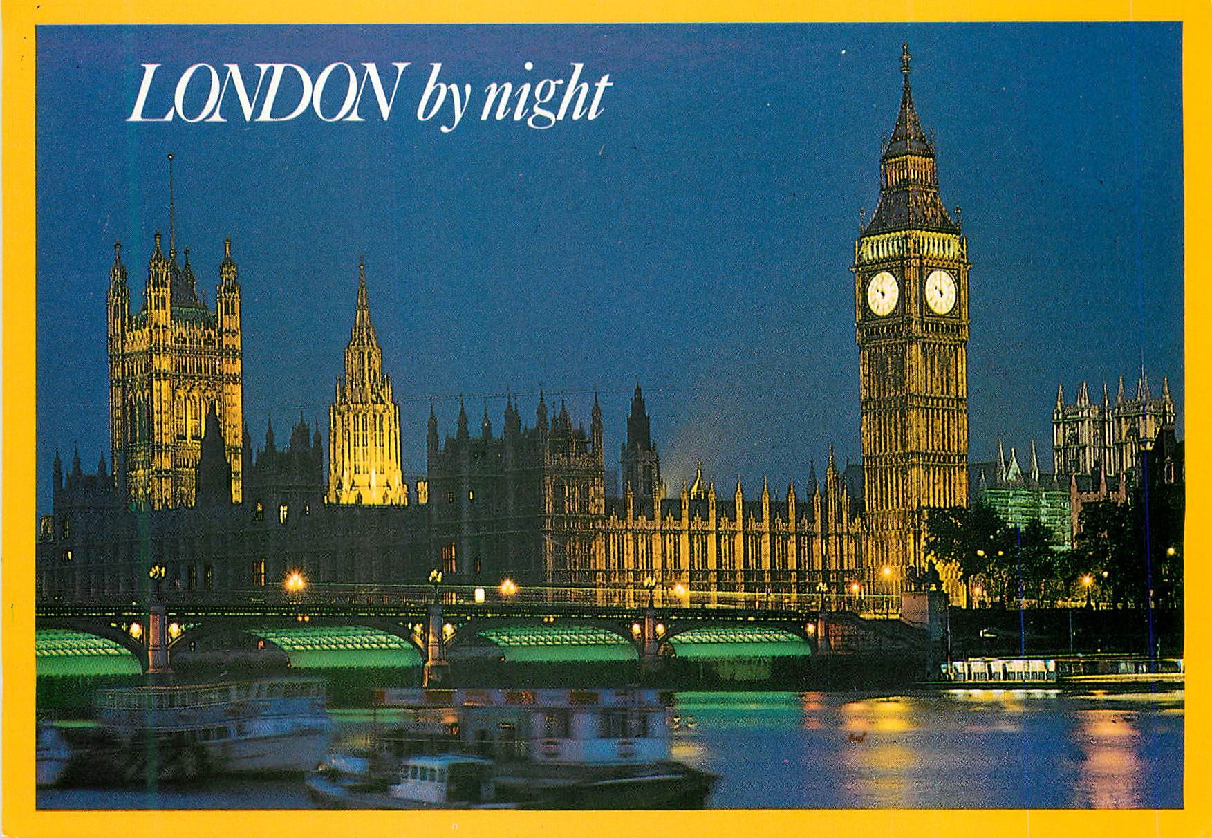Londres par nuit — Big Ben et le Parlement — Thomas Benacci Ltd. - Londres