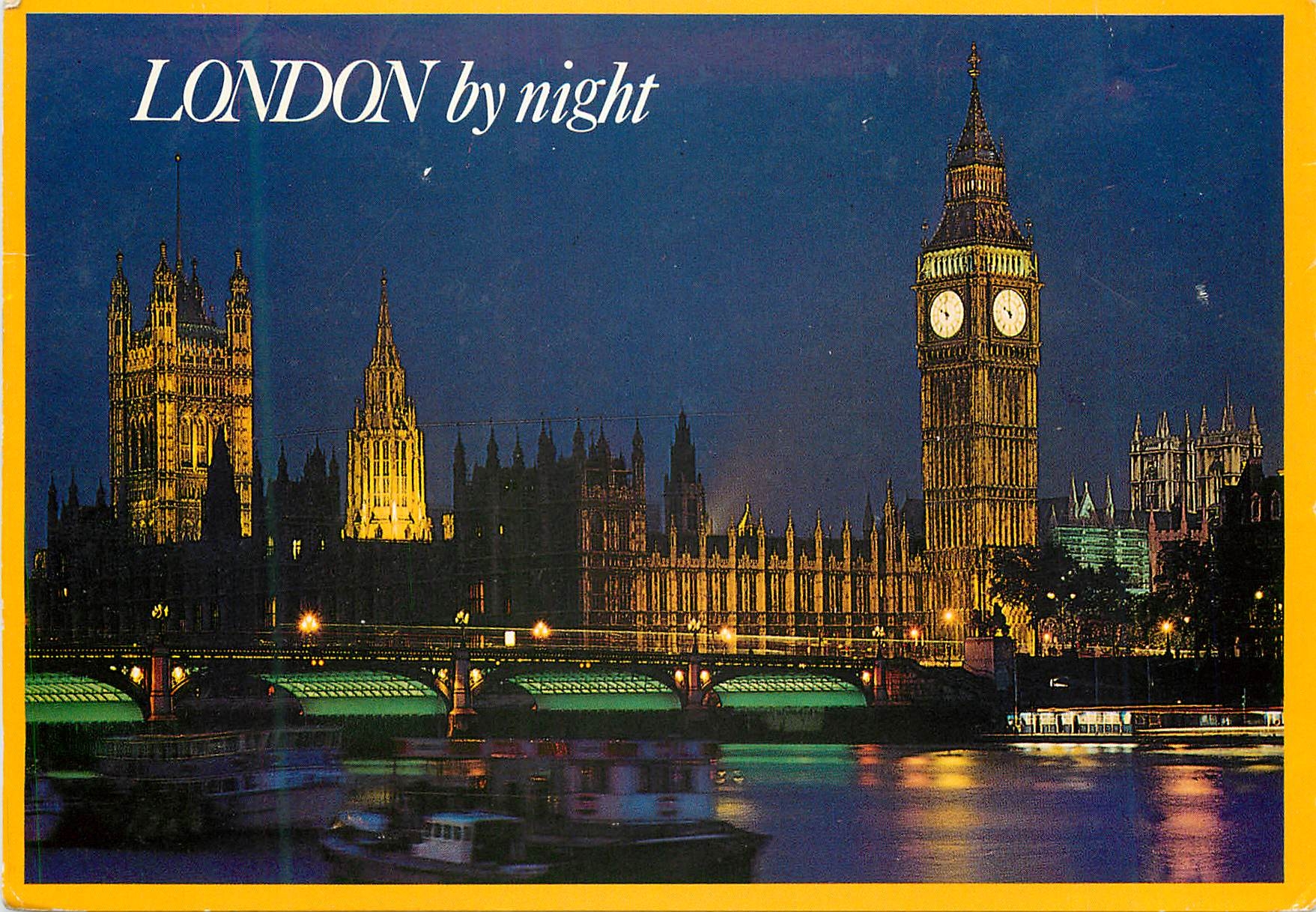 Londres — Houses of Parliament by Night — Thomas & Benacci Ltd.