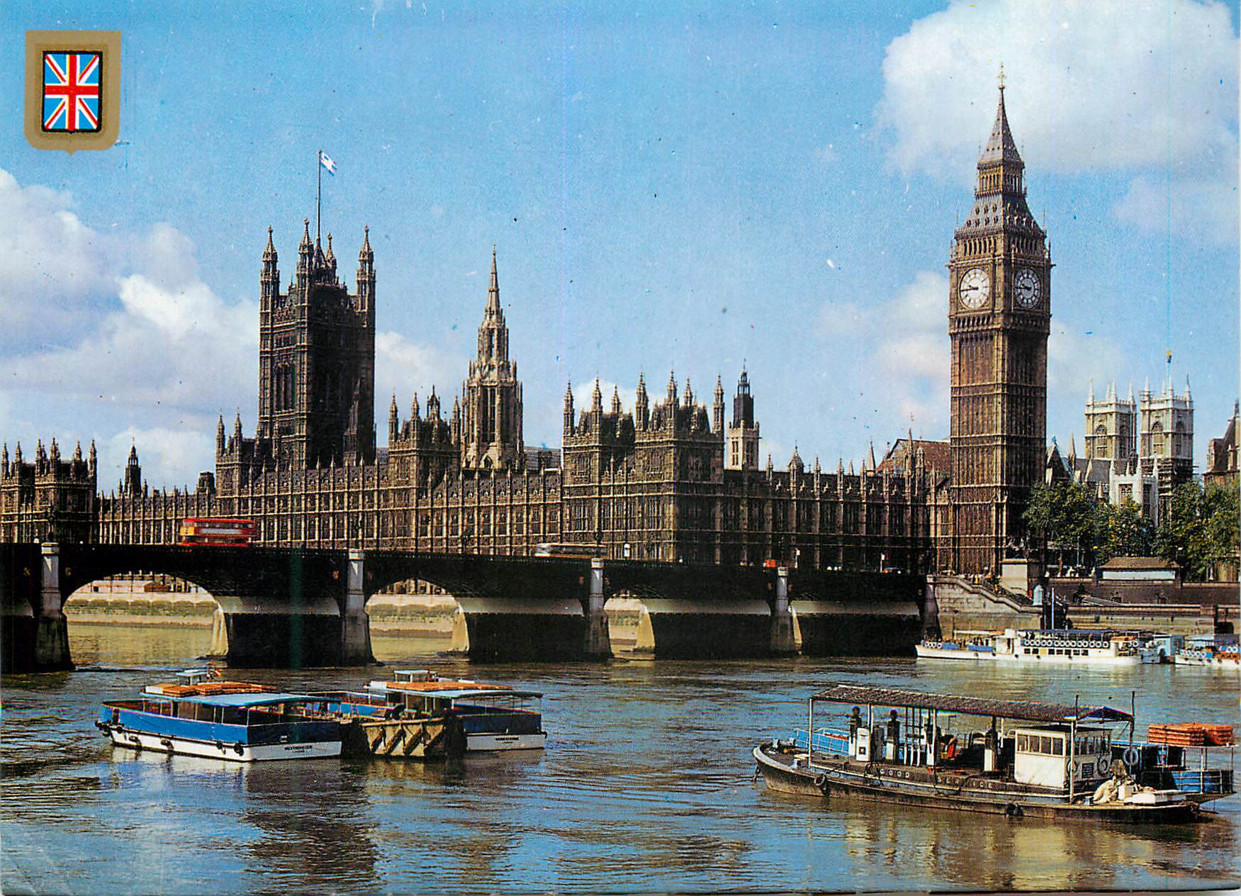 Londres — Les Maisons du Parlement et le fleuve Tamise — FISA Golden Shield n°11