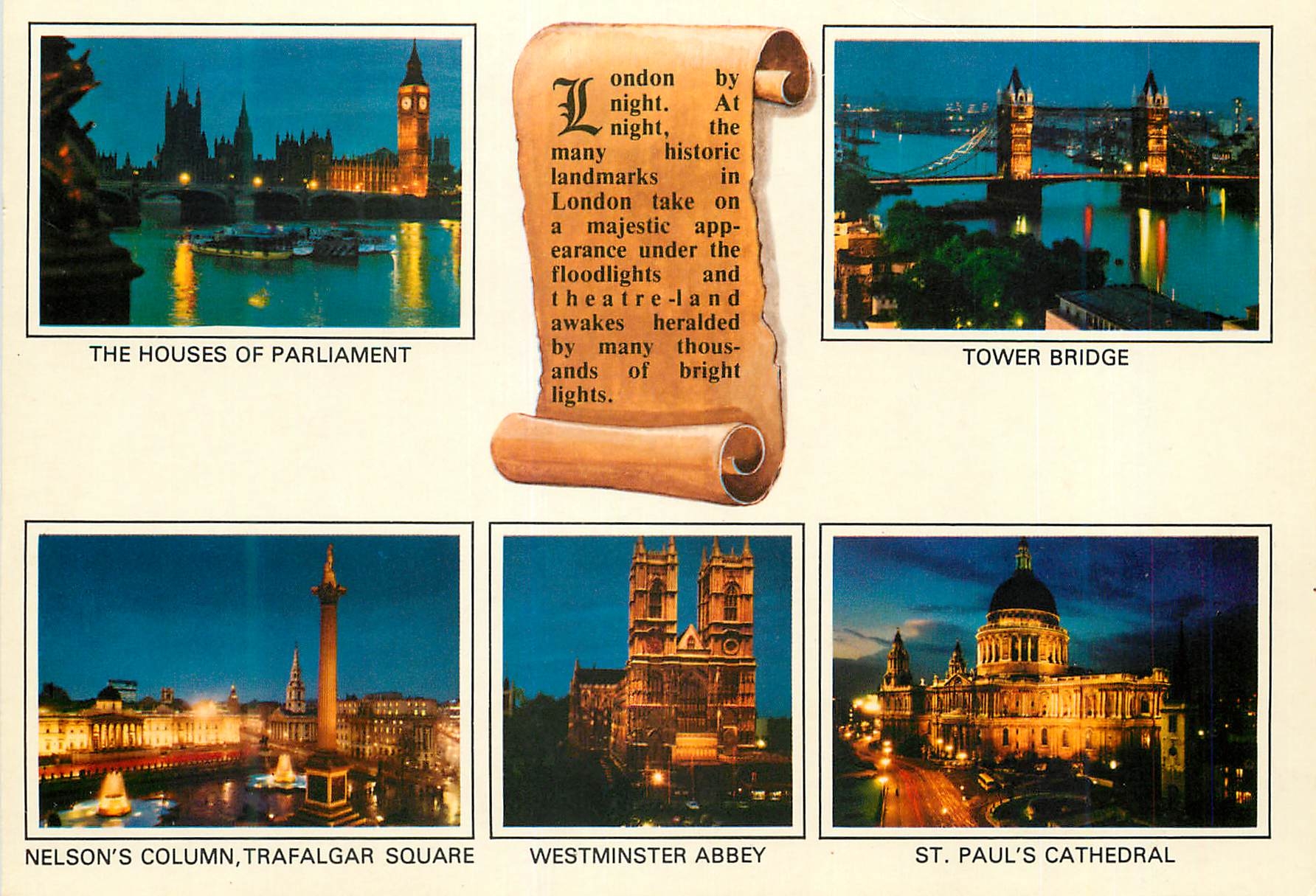 Londres la nuit — Les monuments historiques — Kardorama Ltd.