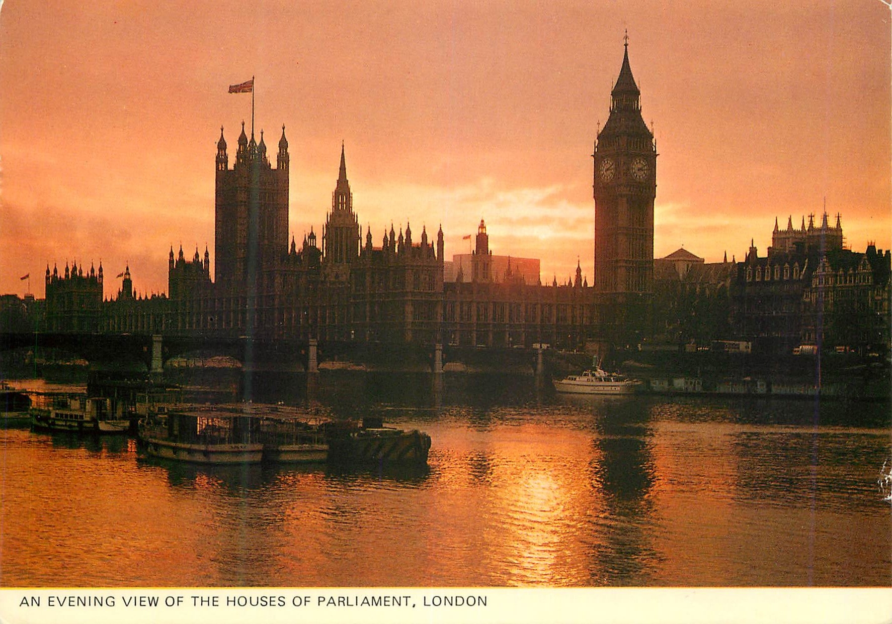 CPM An Evening View of the Houses of Parliament London